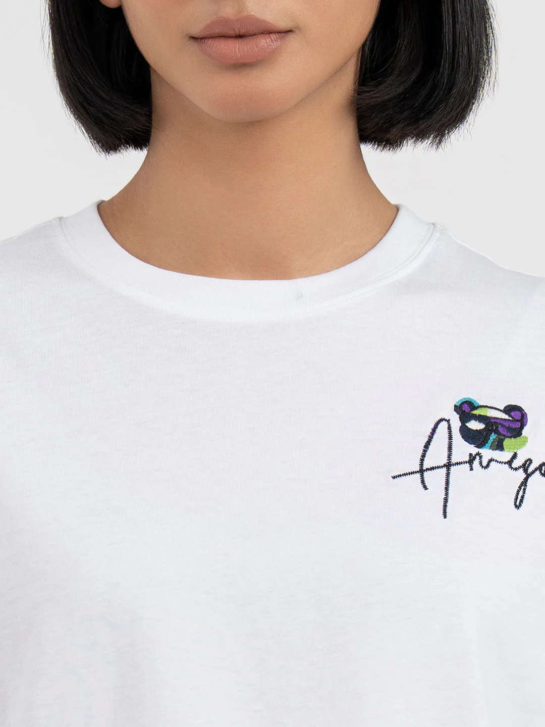 White T-Shirt for Women - Image 5