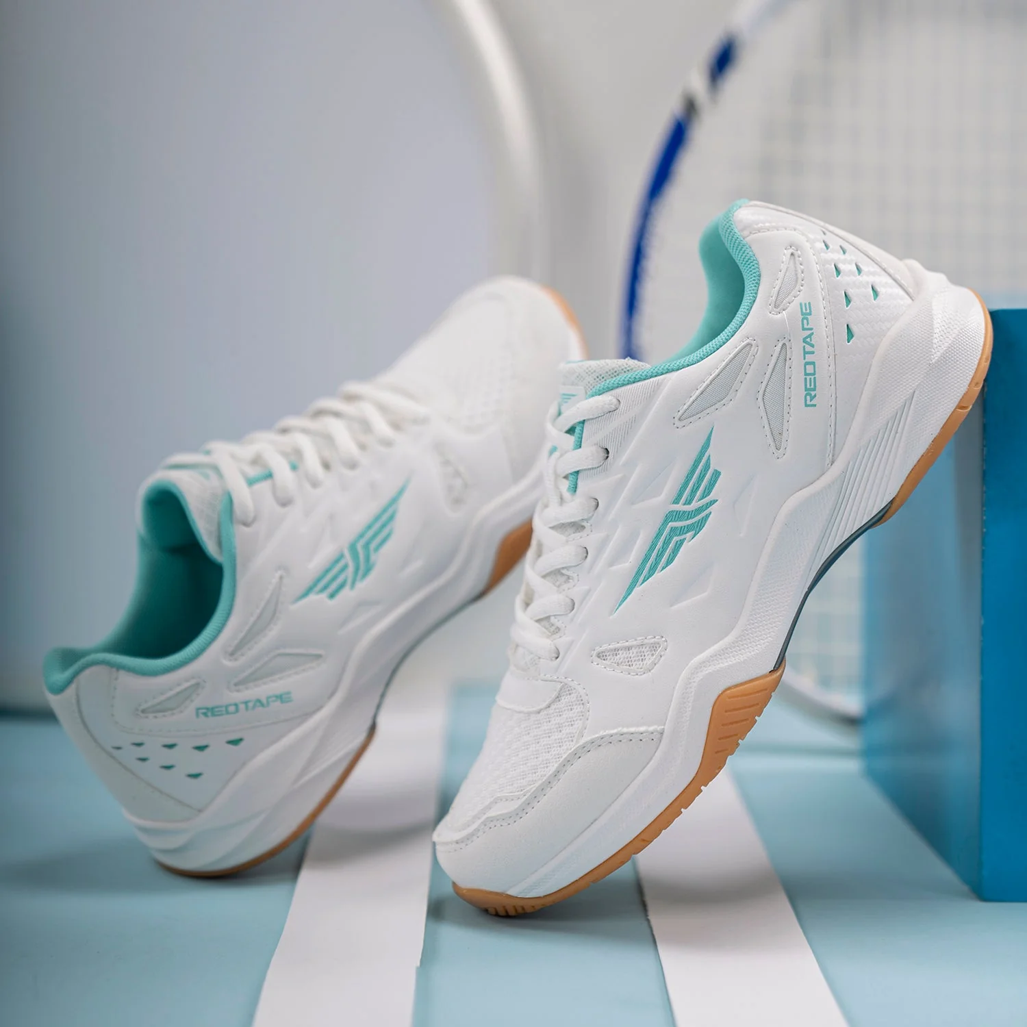 White Tennis Shoes for Women - Image 6