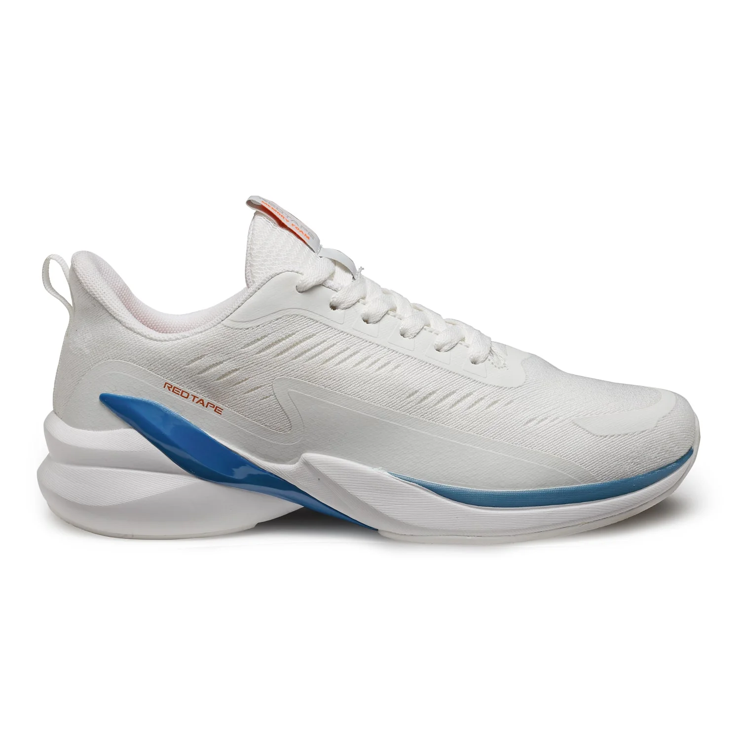 White Athleisure Sports Shoes for Men - Image 2