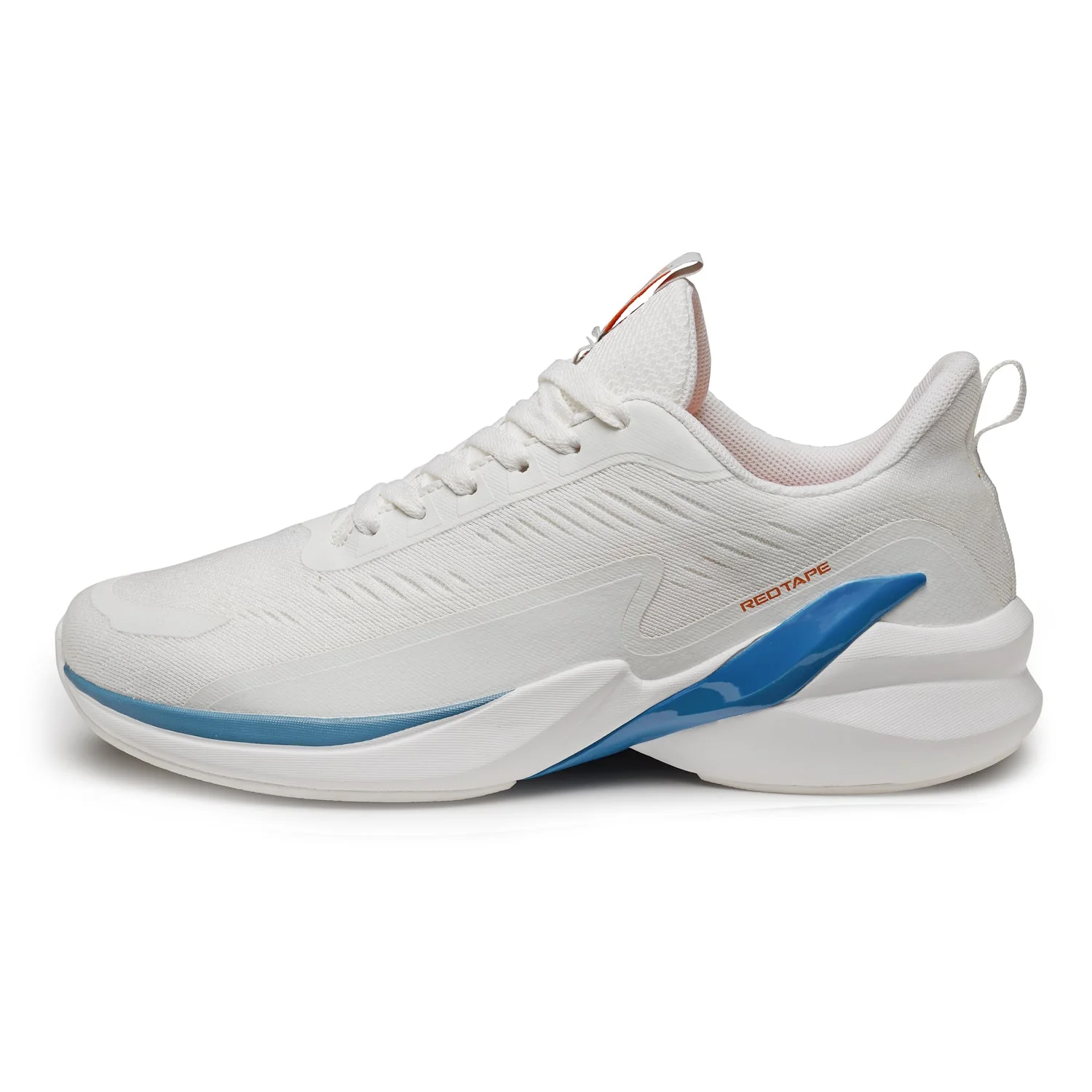 White Athleisure Sports Shoes for Men - Image 3