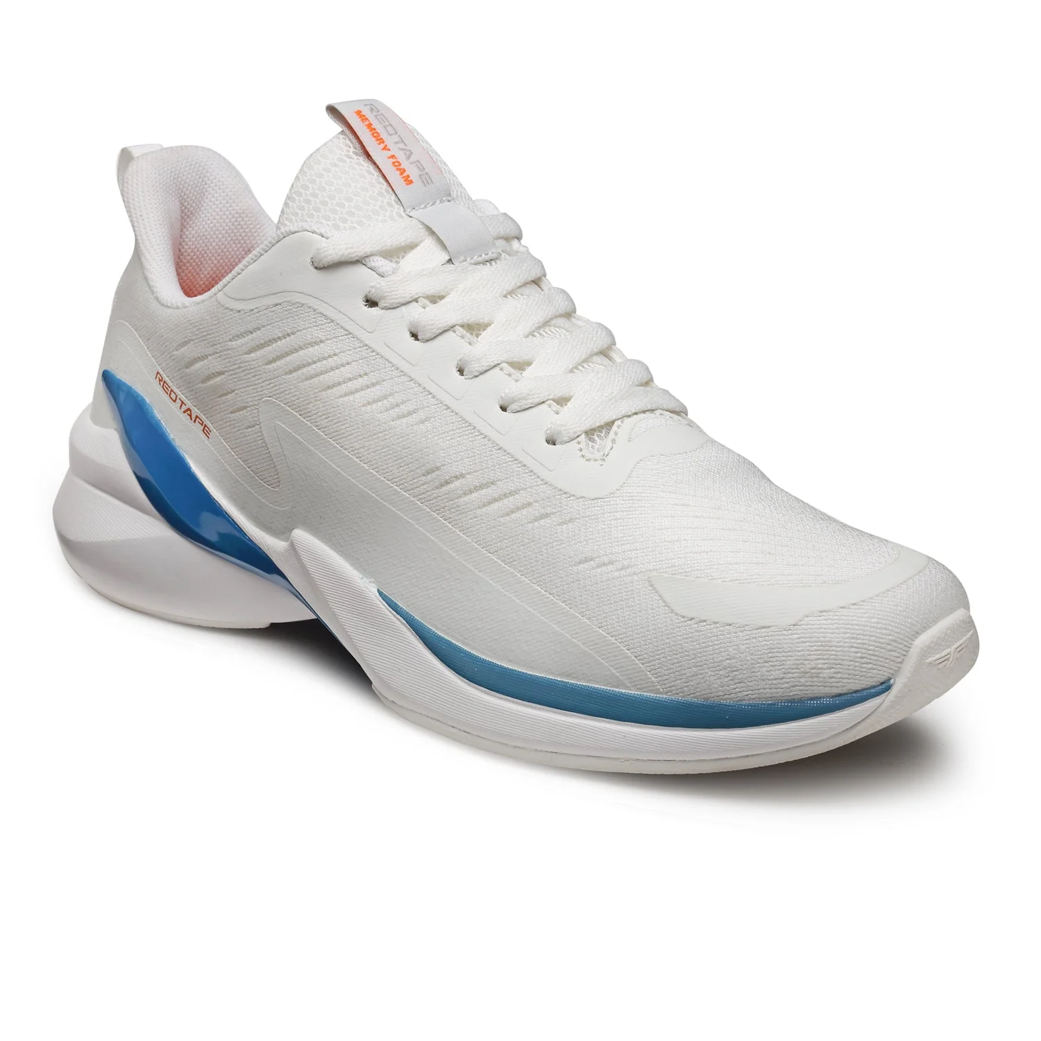 White Athleisure Sports Shoes for Men - Image 7