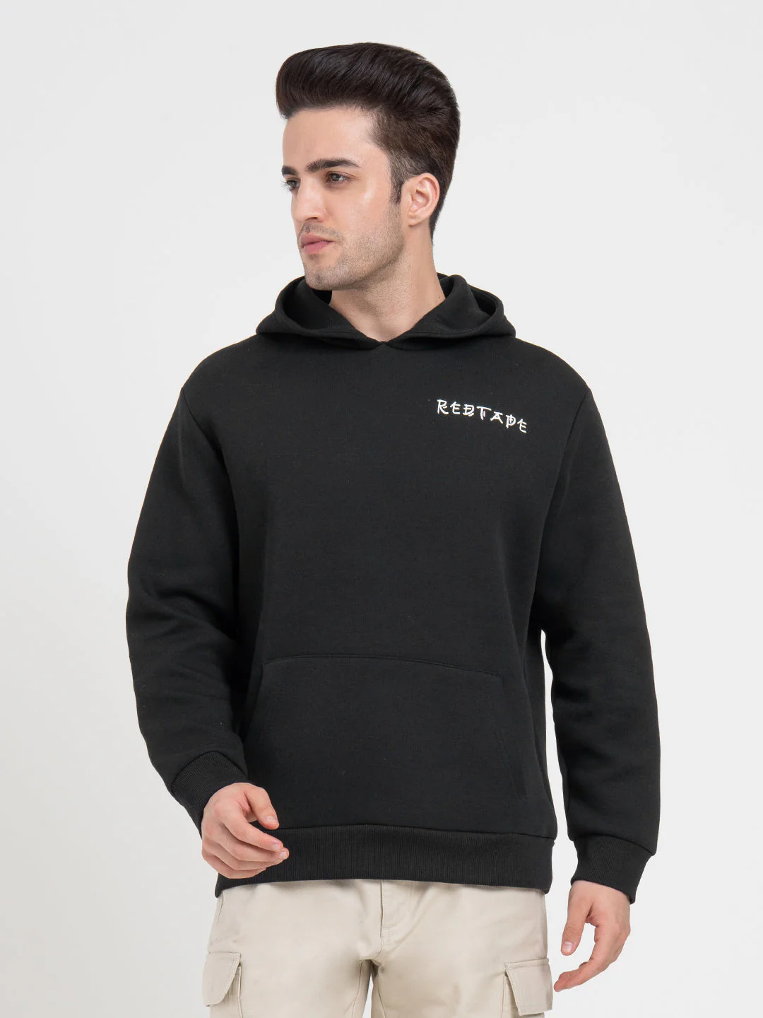 Winter Black  Hoodie for Men | Winter Graphic Streetwear - Image 5