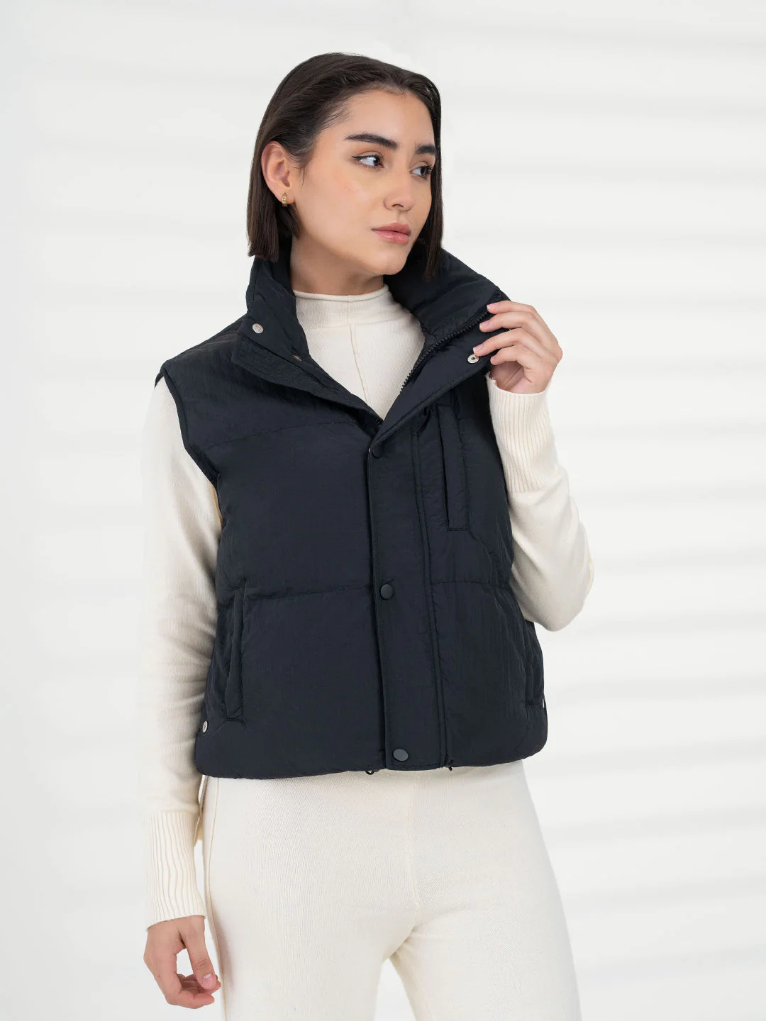 Women Black Jacket | Everyday Functional Wear - Image 3