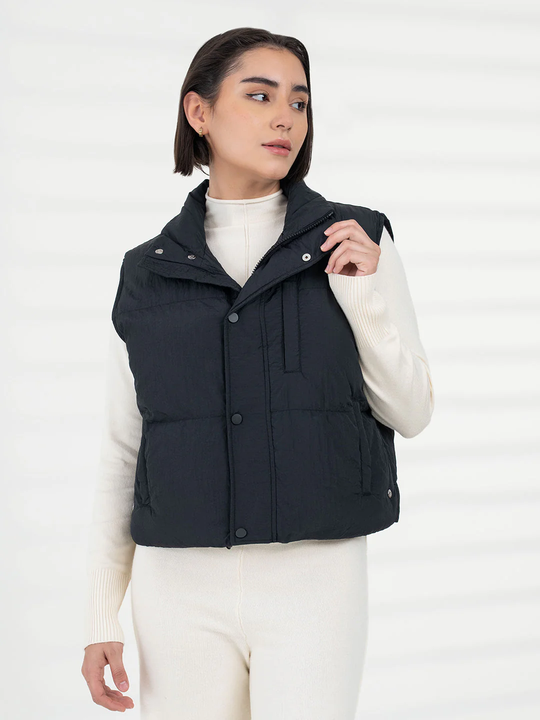Women Black Jacket | Everyday Functional Wear - Image 6