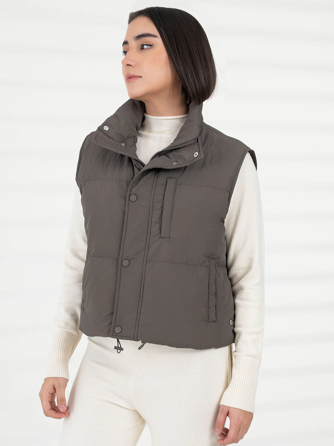 Women Brown Jacket | Everyday Functional Wear - Image 3