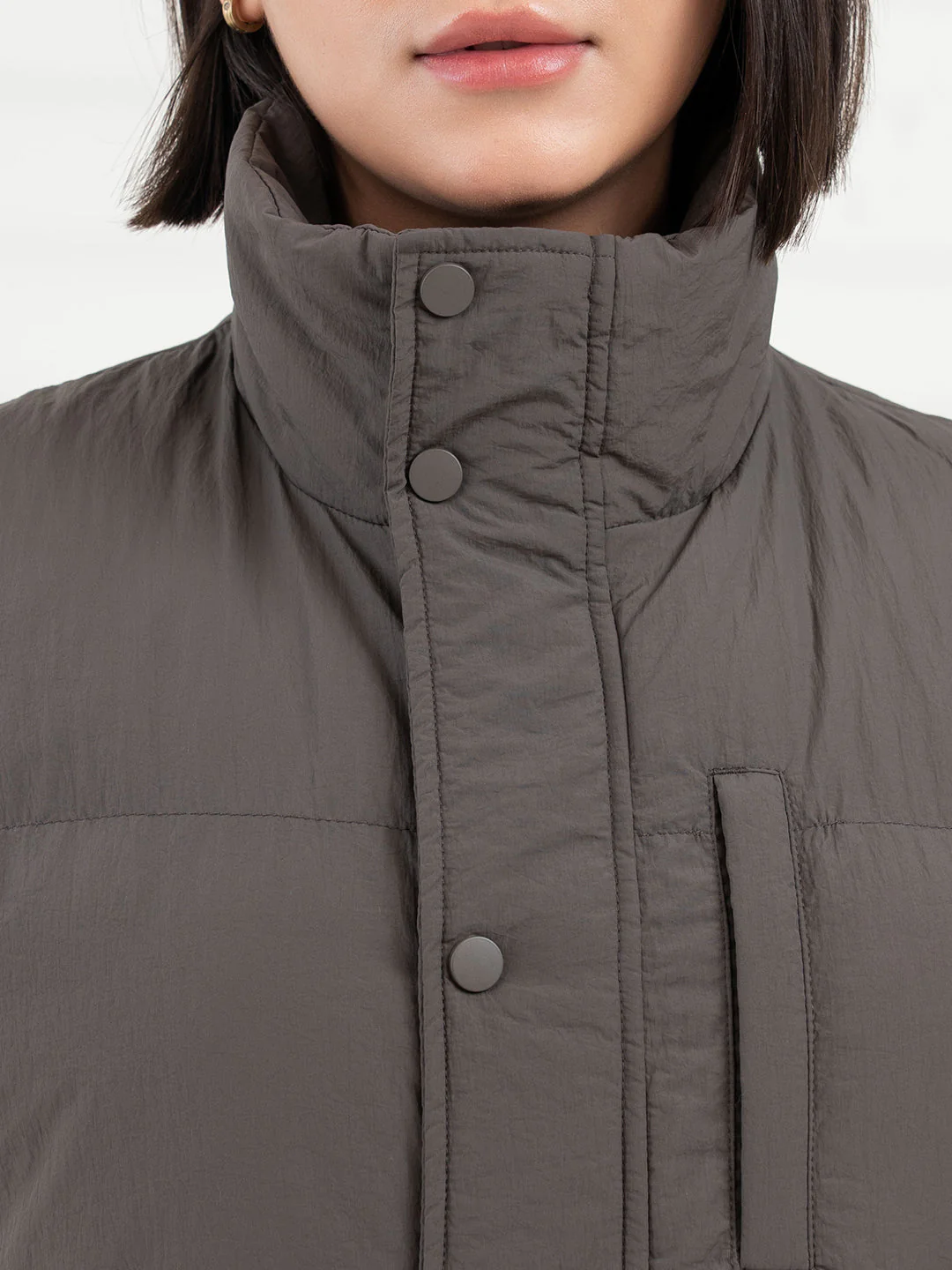 Women Brown Jacket | Everyday Functional Wear - Image 5