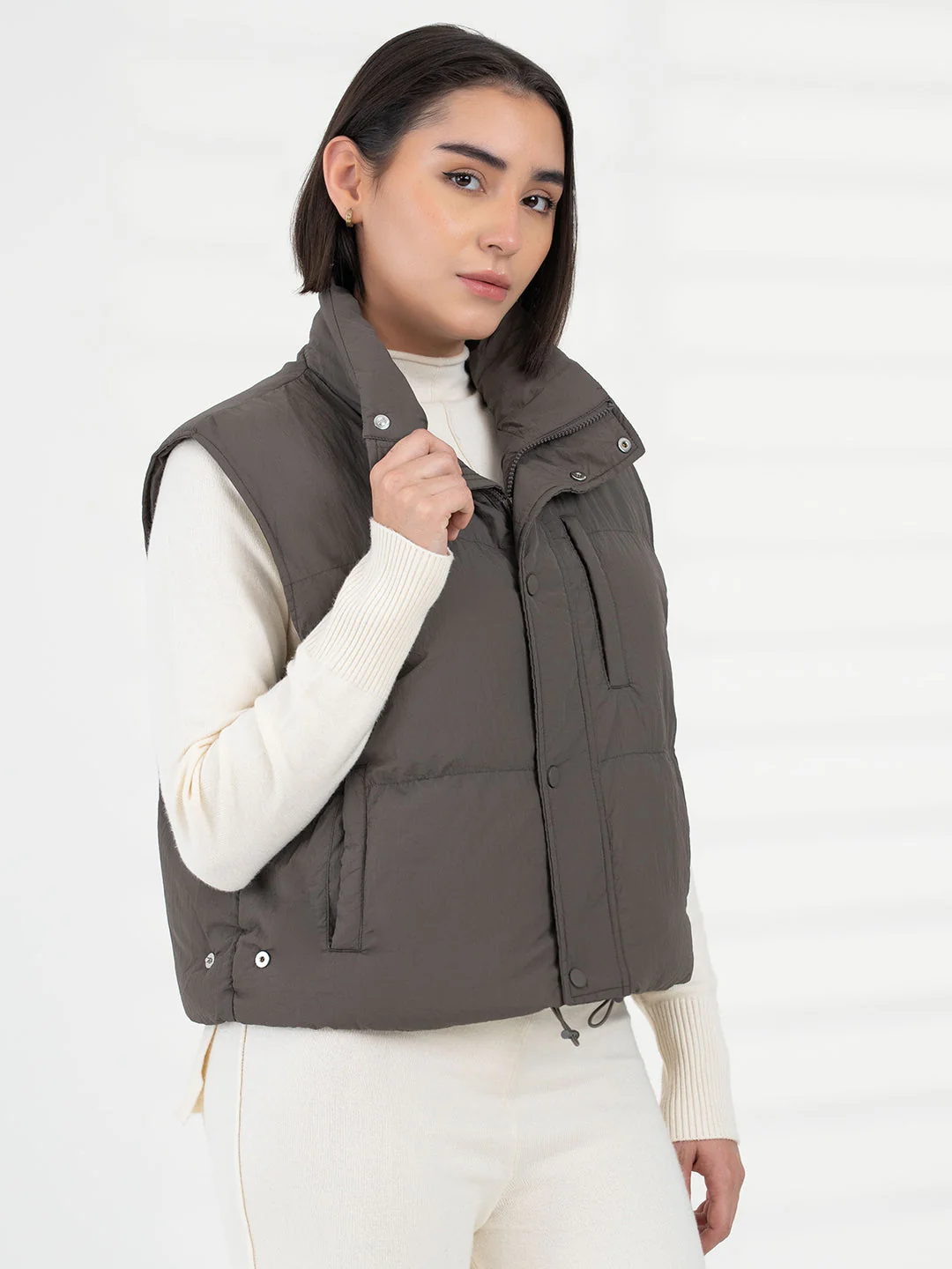 Women Brown Jacket | Everyday Functional Wear - Image 6