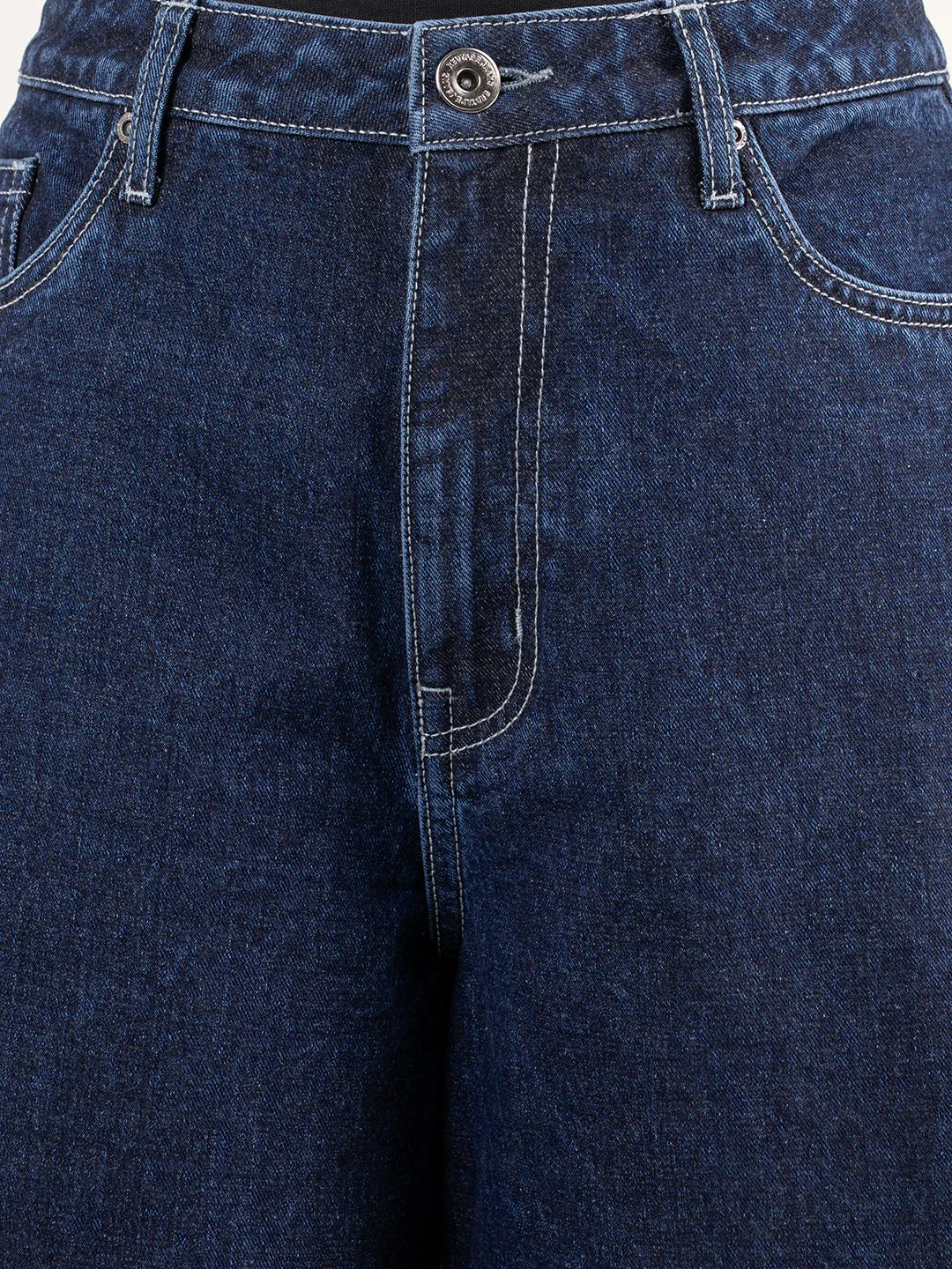 Women Dark Blue Flared Denim | Women's Flared Jeans - Image 4
