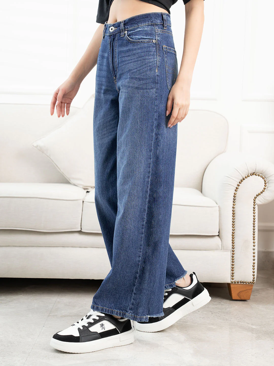 Womenâ€™s Denim Blue Jeans` - Image 2