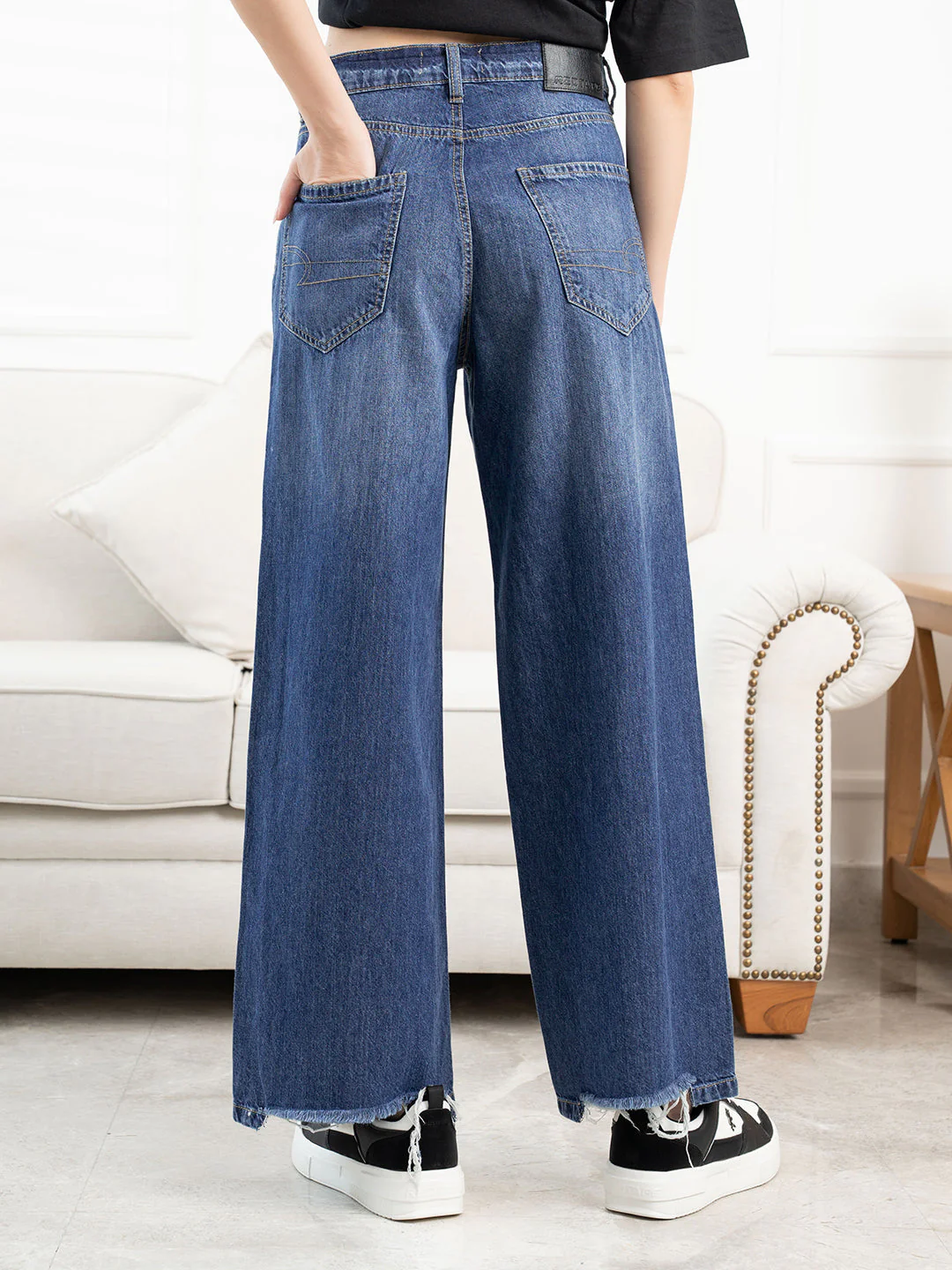 Womenâ€™s Denim Blue Jeans` - Image 4