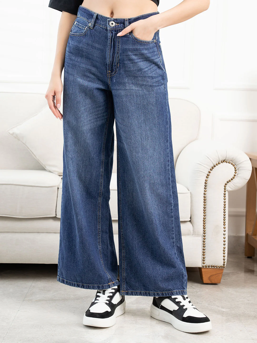 Womenâ€™s Denim Blue Jeans` - Image 7