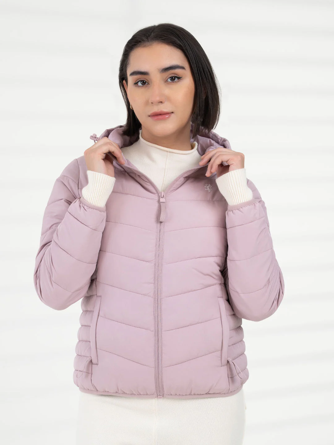 Women Dusty Pink Heatseal Jacket | Everyday Functional Wear - Image 2