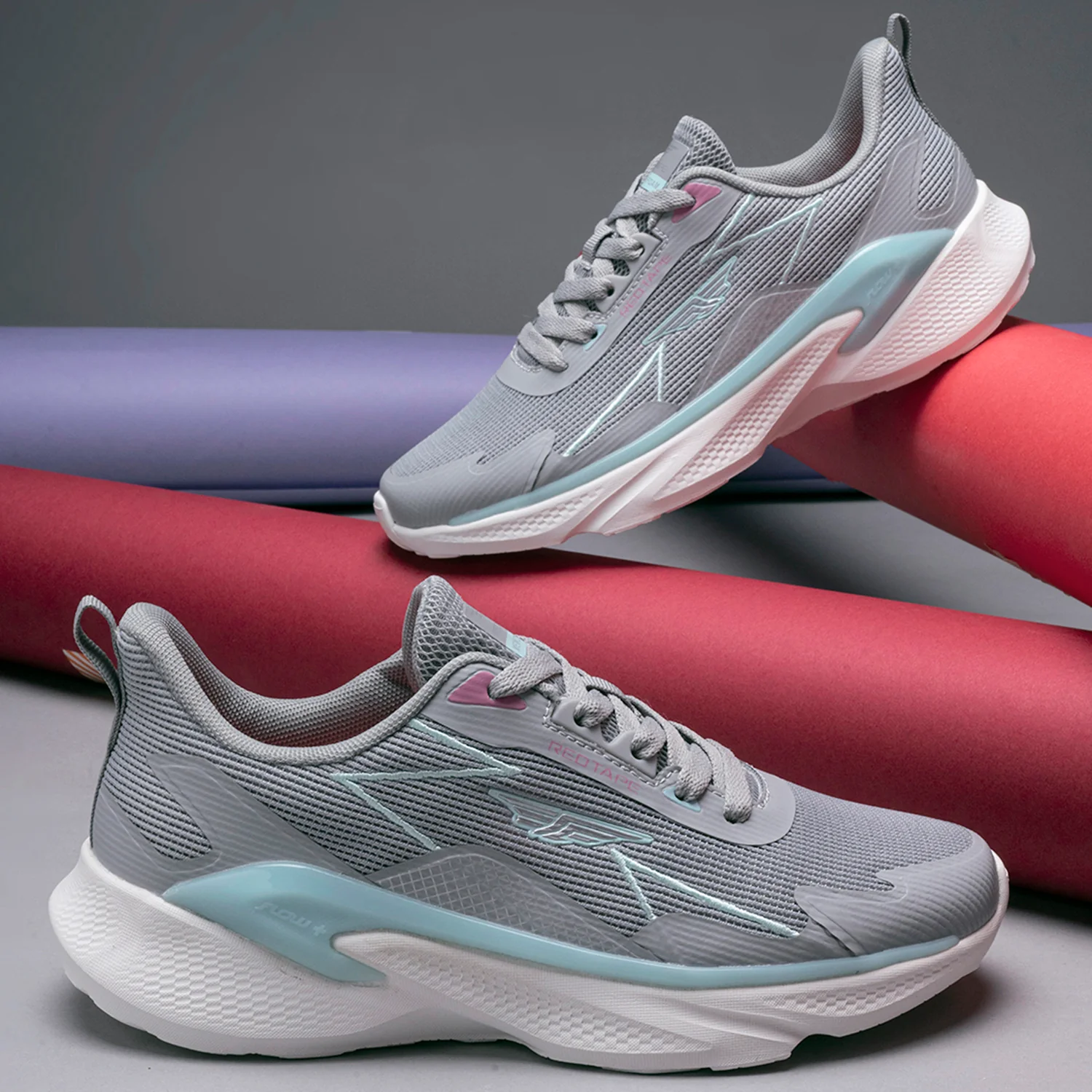 Women Grey Walking Shoes - Image 6