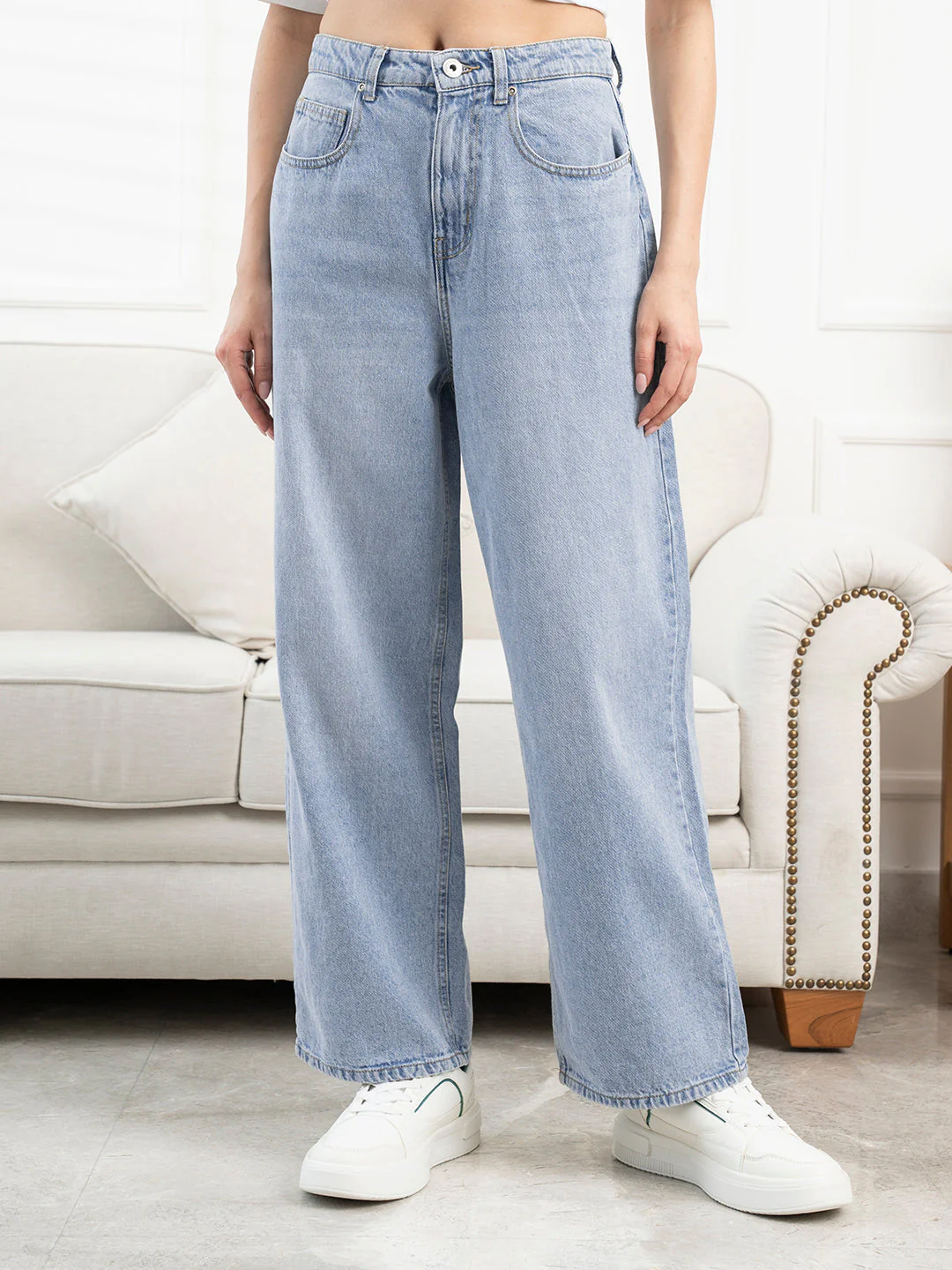 Womenâ€™s Ice Blue Jeans - Image 7