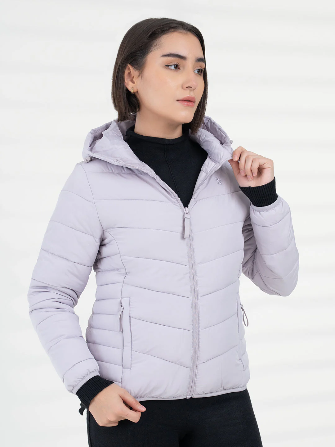 Women Lilac Heatseal Jacket | Everyday Functional Wear - Image 3