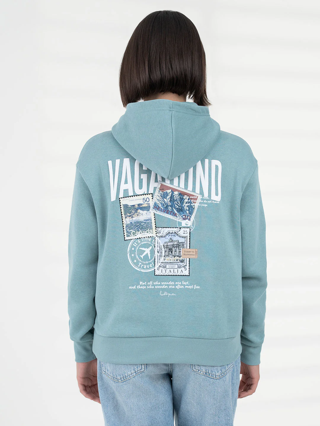 Women Pastel Green Hoodie | Everyday Functional Wear - Image 4