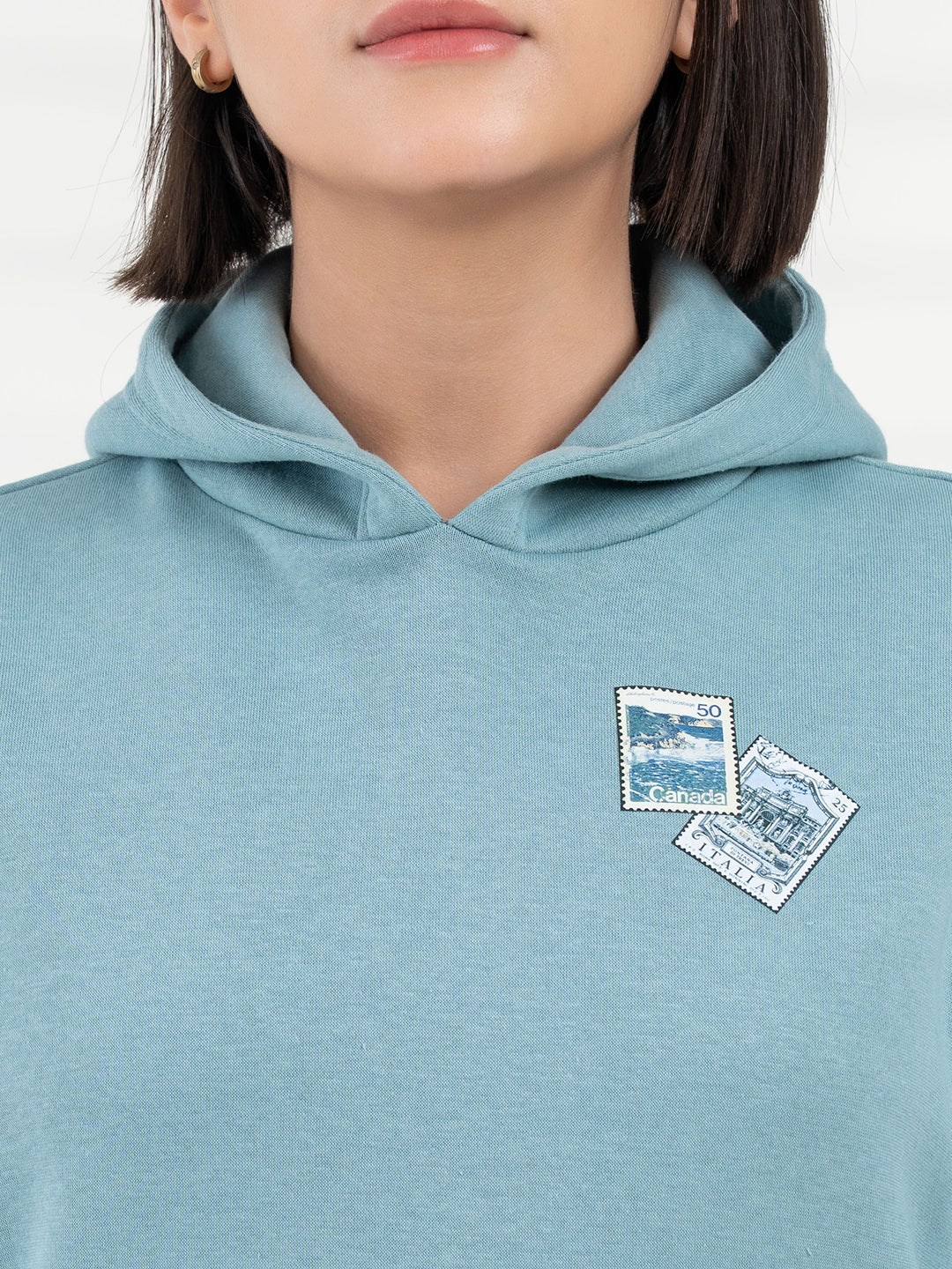 Women Pastel Green Hoodie | Everyday Functional Wear - Image 5