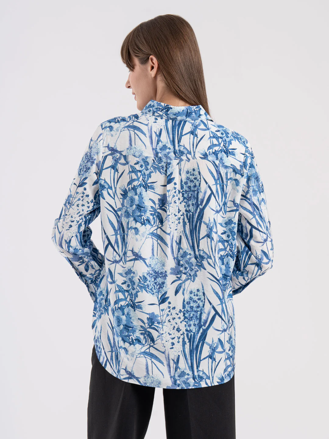 Women's Floral Print Full Sleeve Shirt - Image 3