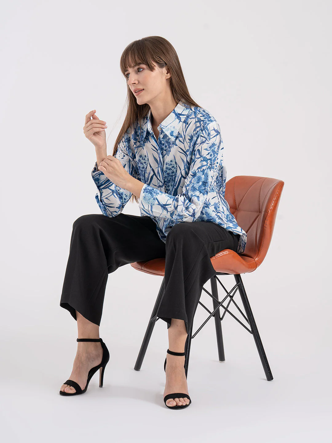 Women's Floral Print Full Sleeve Shirt - Image 5