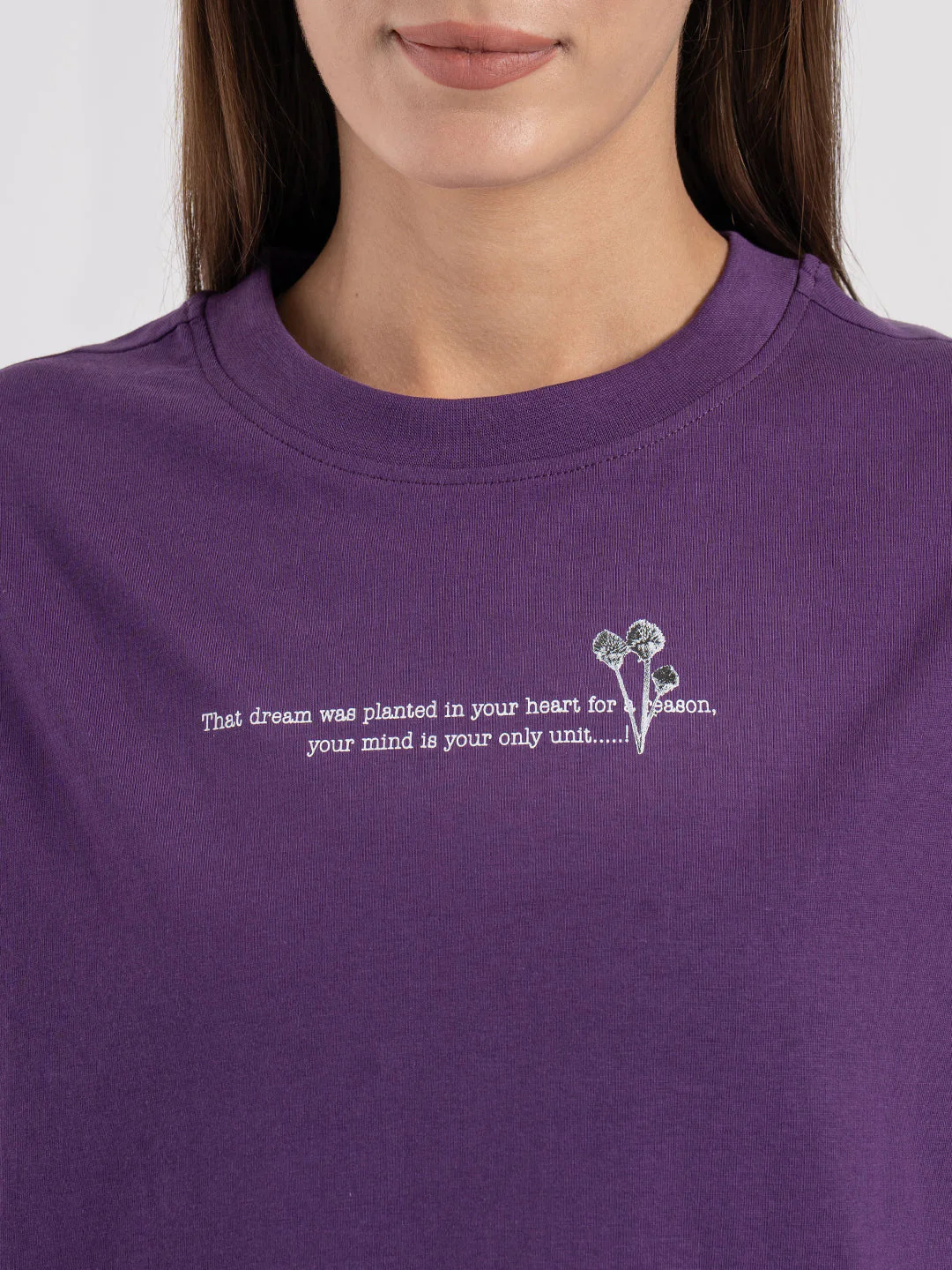 Women's Graphic Round Neck T-Shirt - Image 4