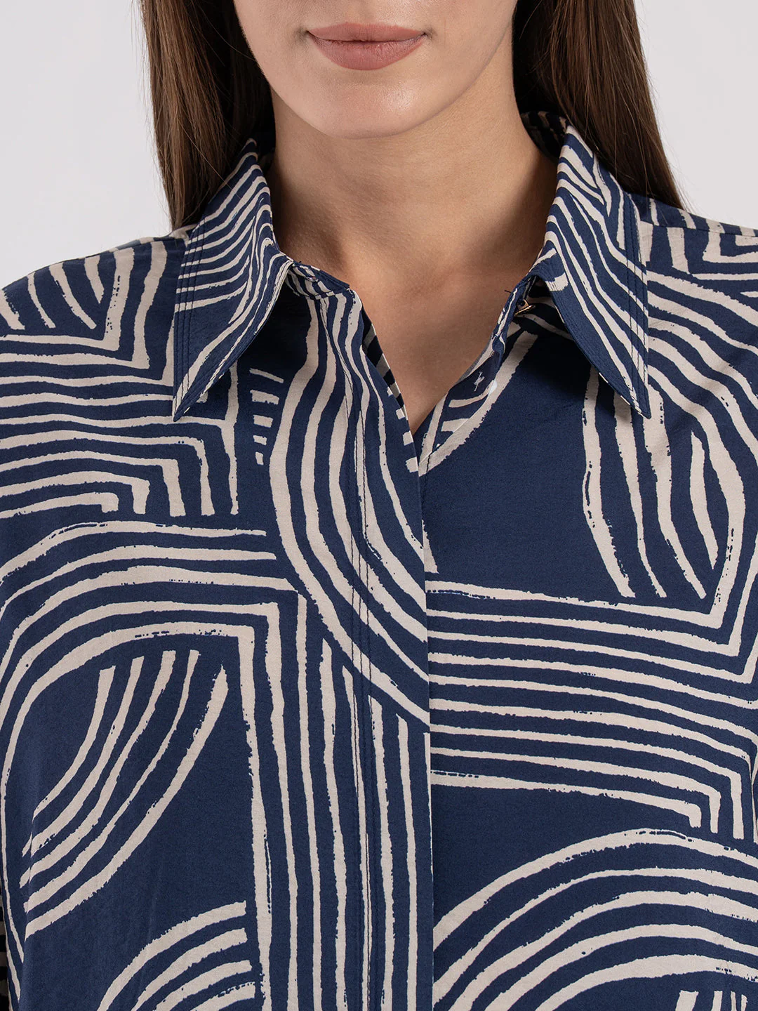 Women's Printed Full Sleeve Shirt - Image 4