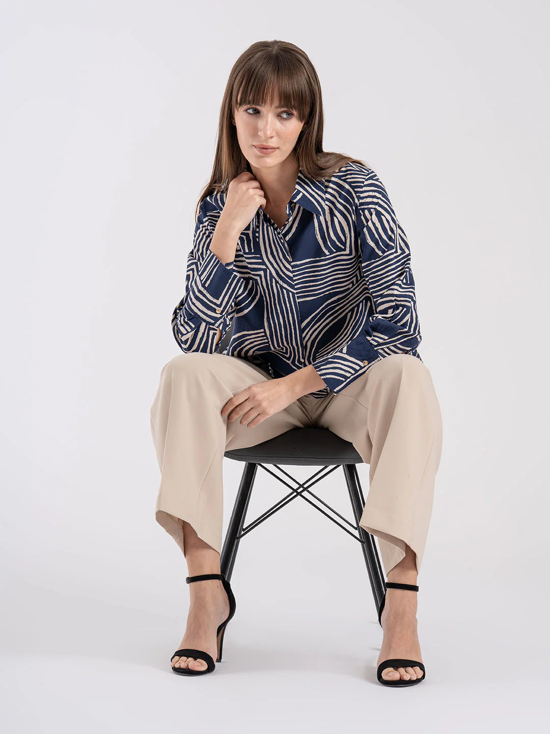 Women's Printed Full Sleeve Shirt - Image 5