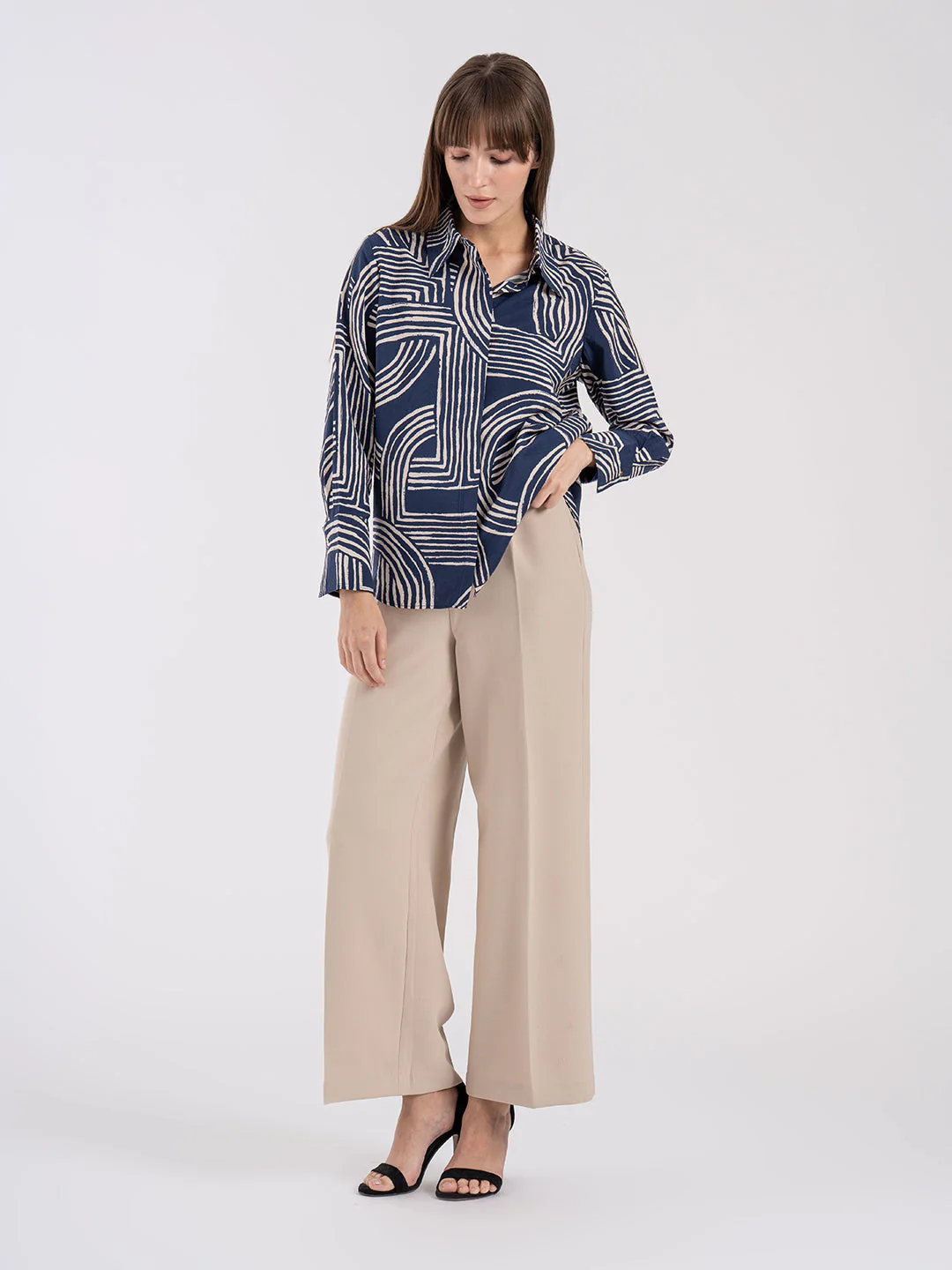Women's Printed Full Sleeve Shirt - Image 7