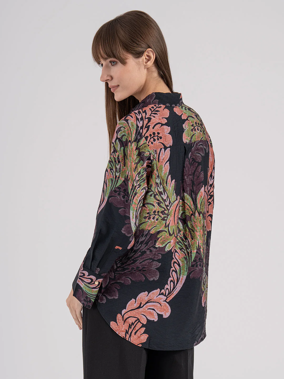 Women's Tropical Print Full Sleeve Shirt - Image 3