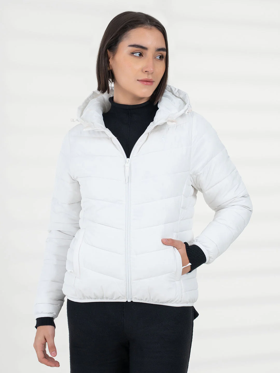 Women White Heatseal Jacket | Everyday Functional Wear - Image 7