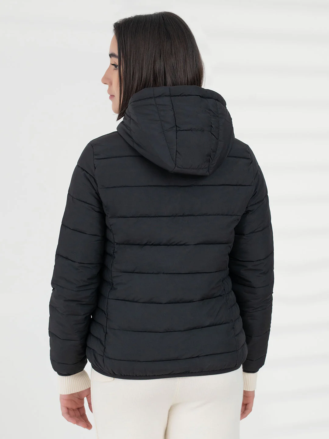 Women Black Heatseal Jacket | Everyday Functional Wear - Image 4