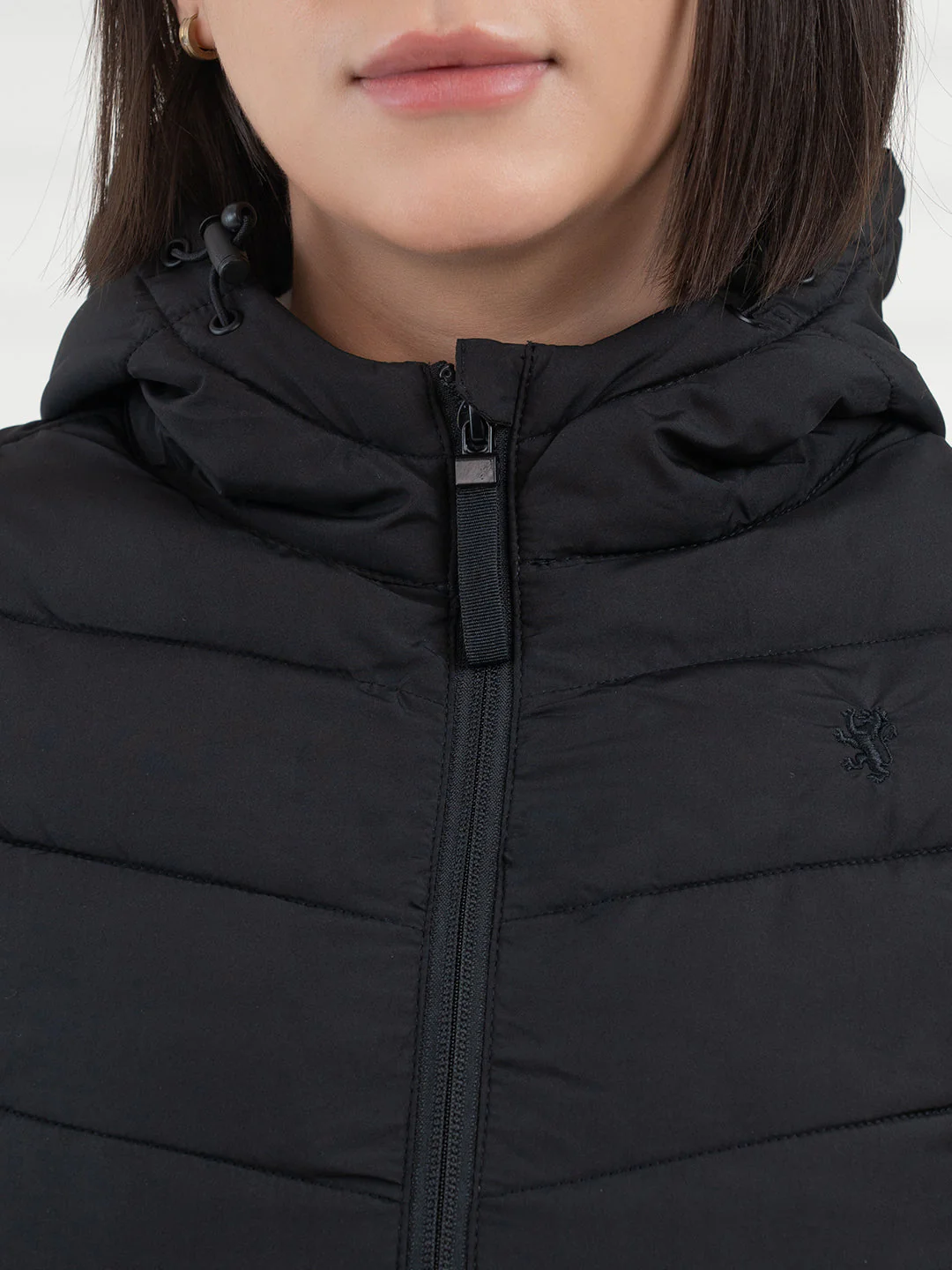 Women Black Heatseal Jacket | Everyday Functional Wear - Image 5