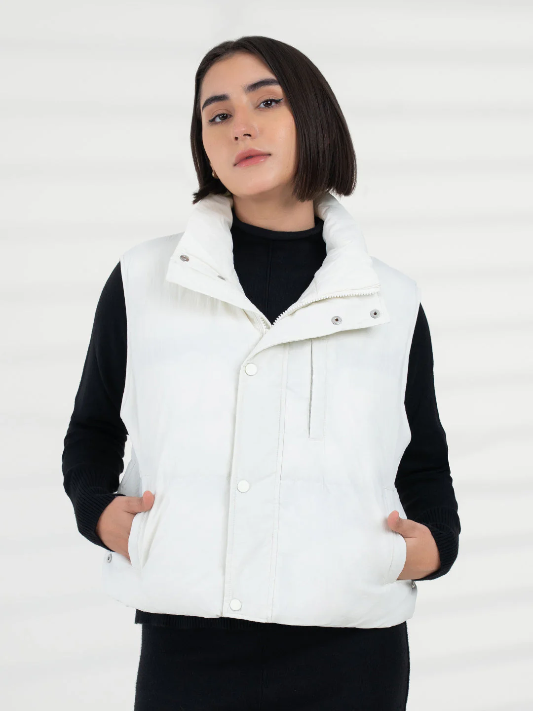 Women Off White Jacket | Everyday Functional Wear - Image 2