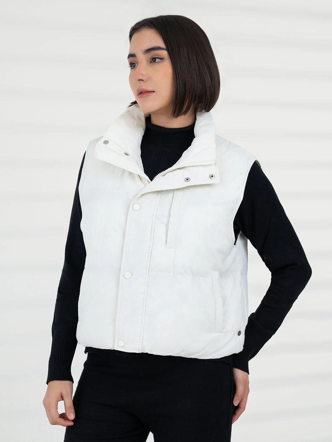 Women Off White Jacket | Everyday Functional Wear - Image 3