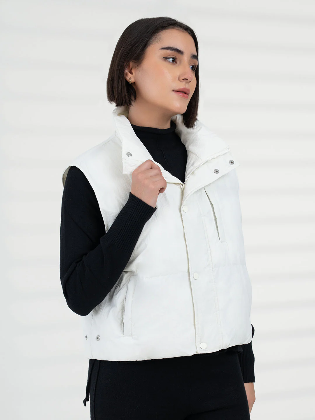 Women Off White Jacket | Everyday Functional Wear - Image 6