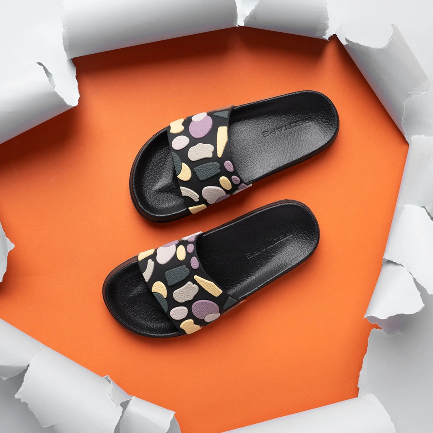 Women's Black Pool Sliders for Everyday Casual Comfort - Image 6