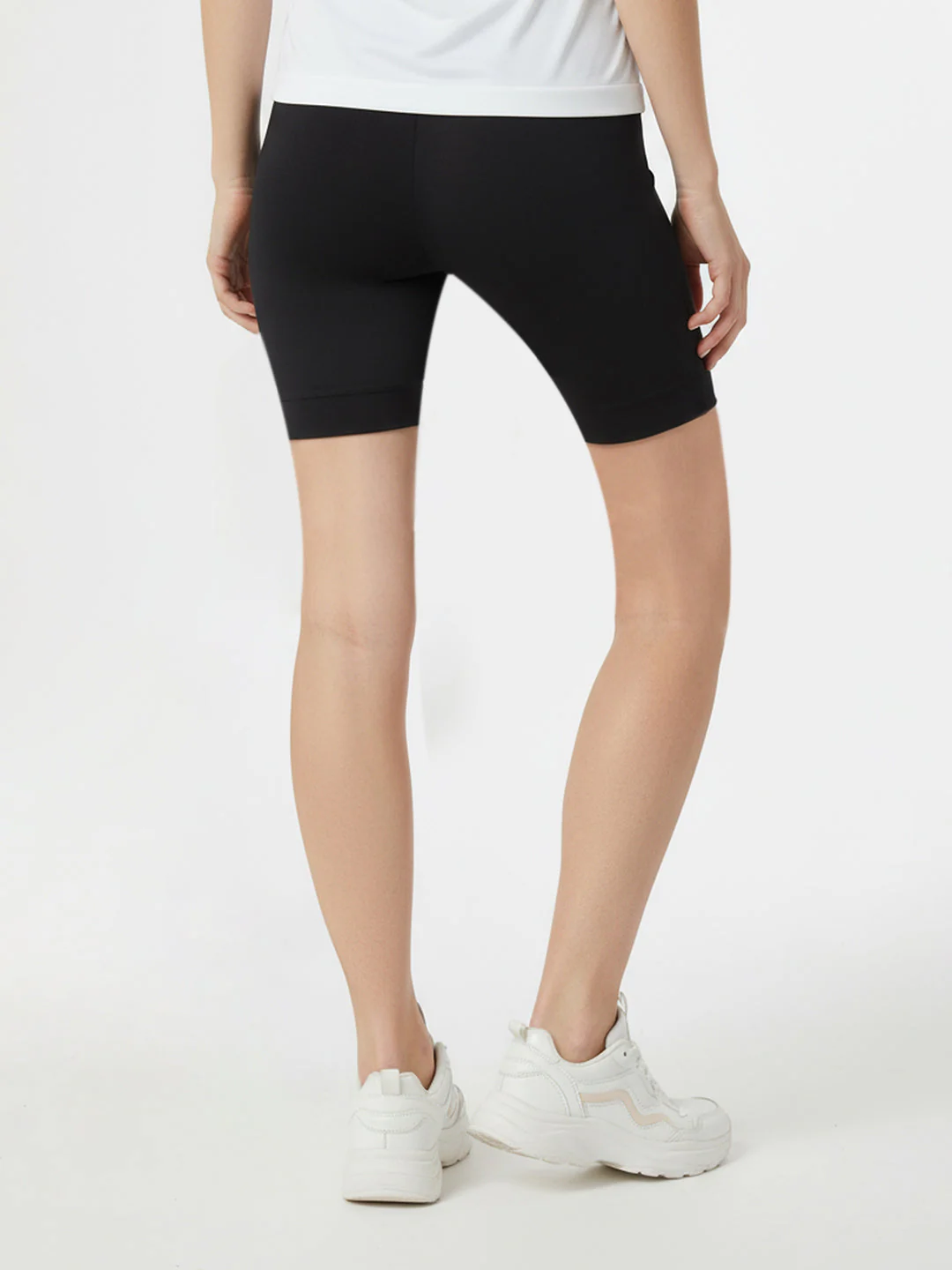 Women's Black Shorts | Seamless Comfort Everyday - Image 4