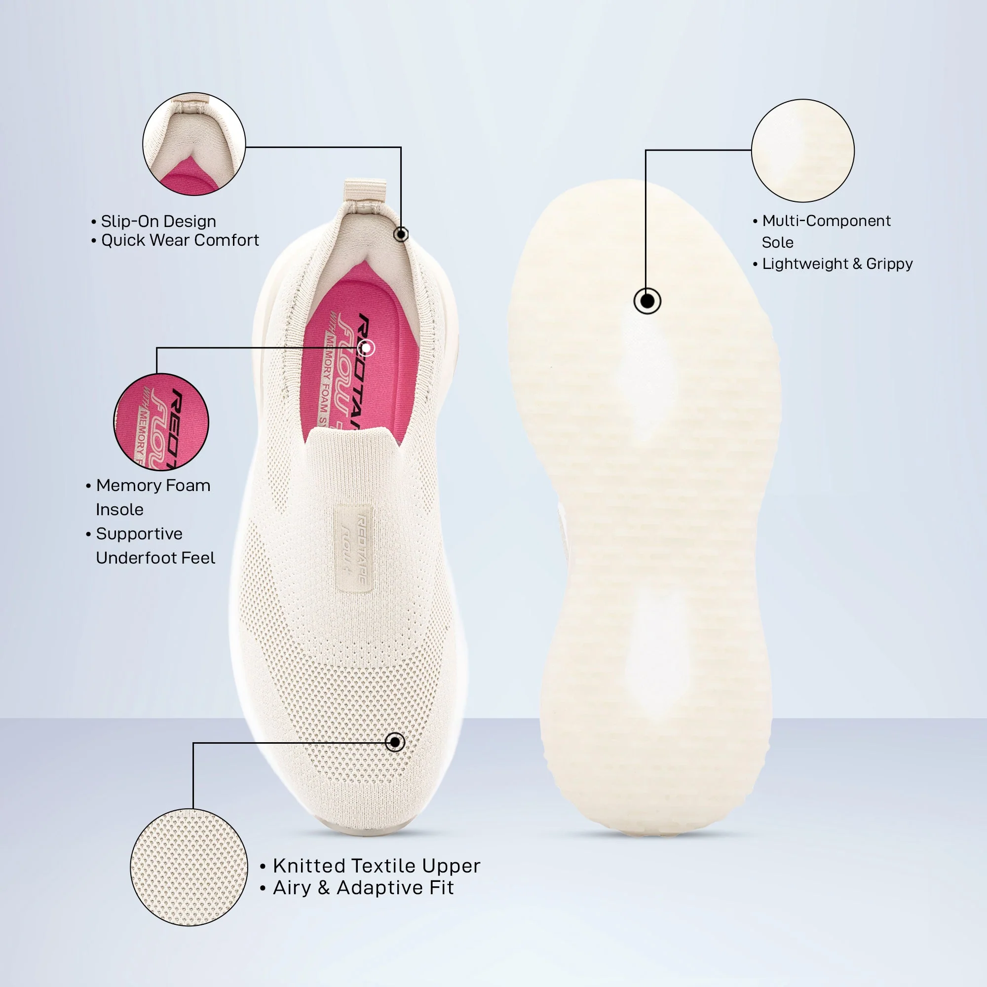 Women's DRIFT+ Slip-On Walking Shoes - Image 5