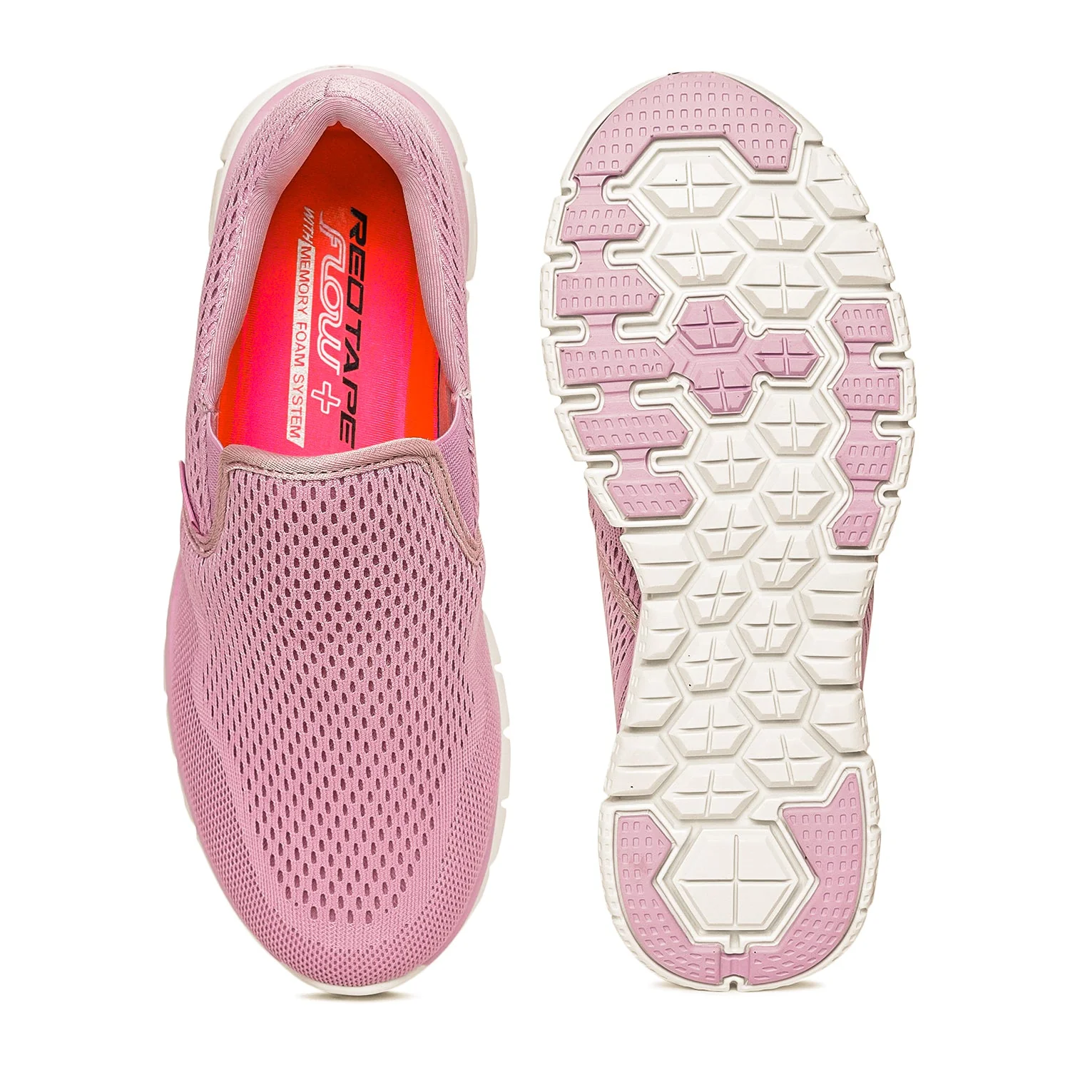 Women's Lilac Slip-On Walking Shoes for Active Comfort - Image 5