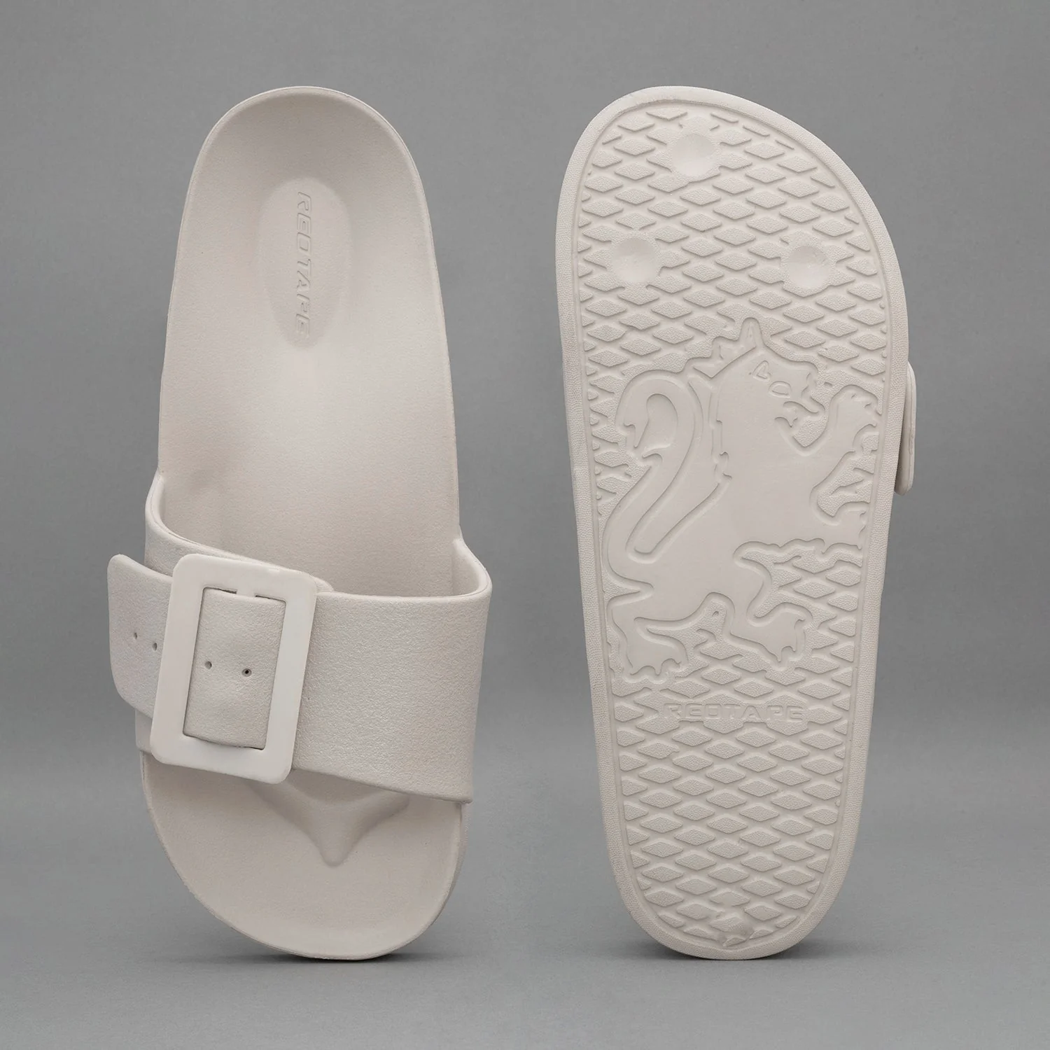 Women's Metallic Beige EVA Sliders for Everyday Casual Comfort - Image 5