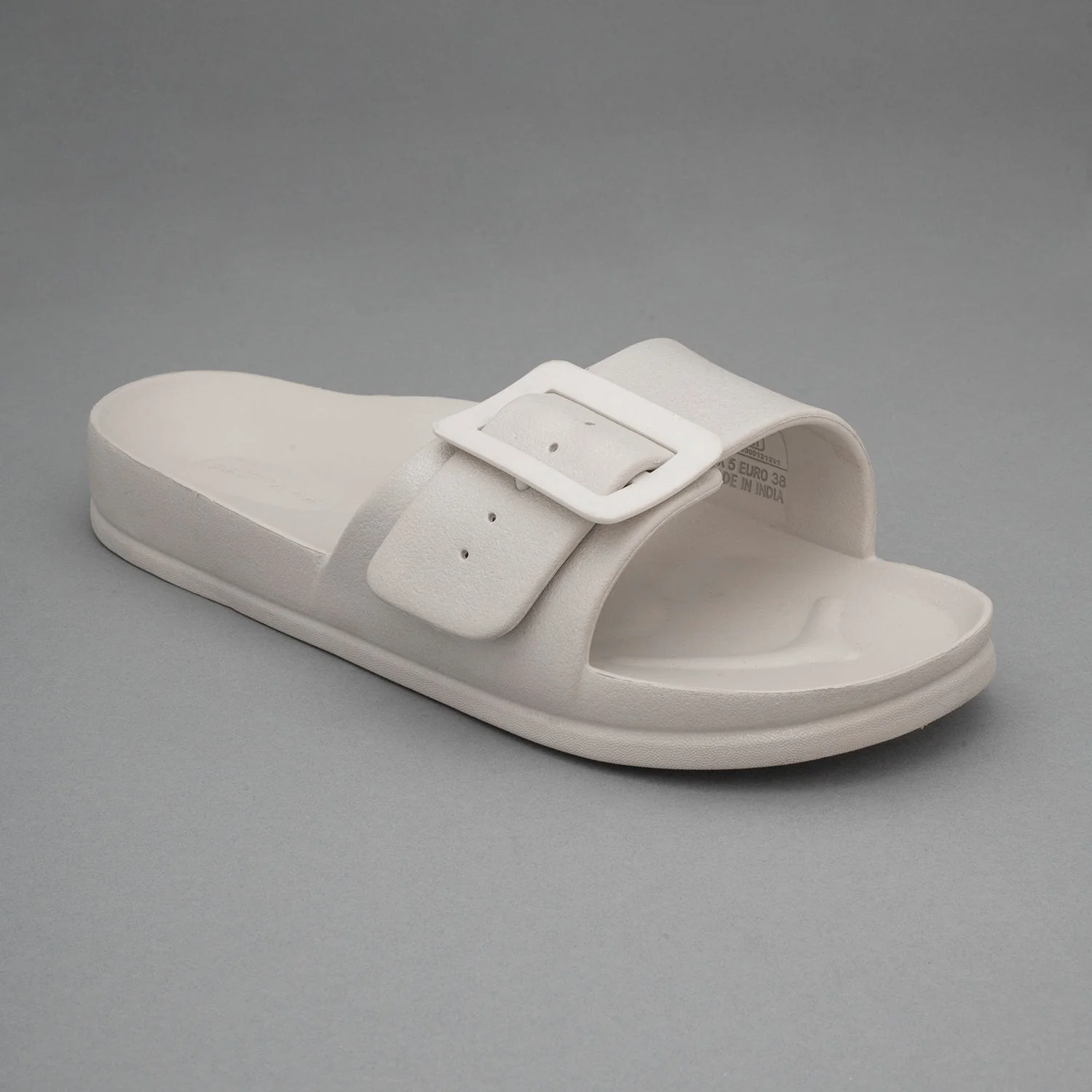 Women's Metallic Beige EVA Sliders for Everyday Casual Comfort - Image 7