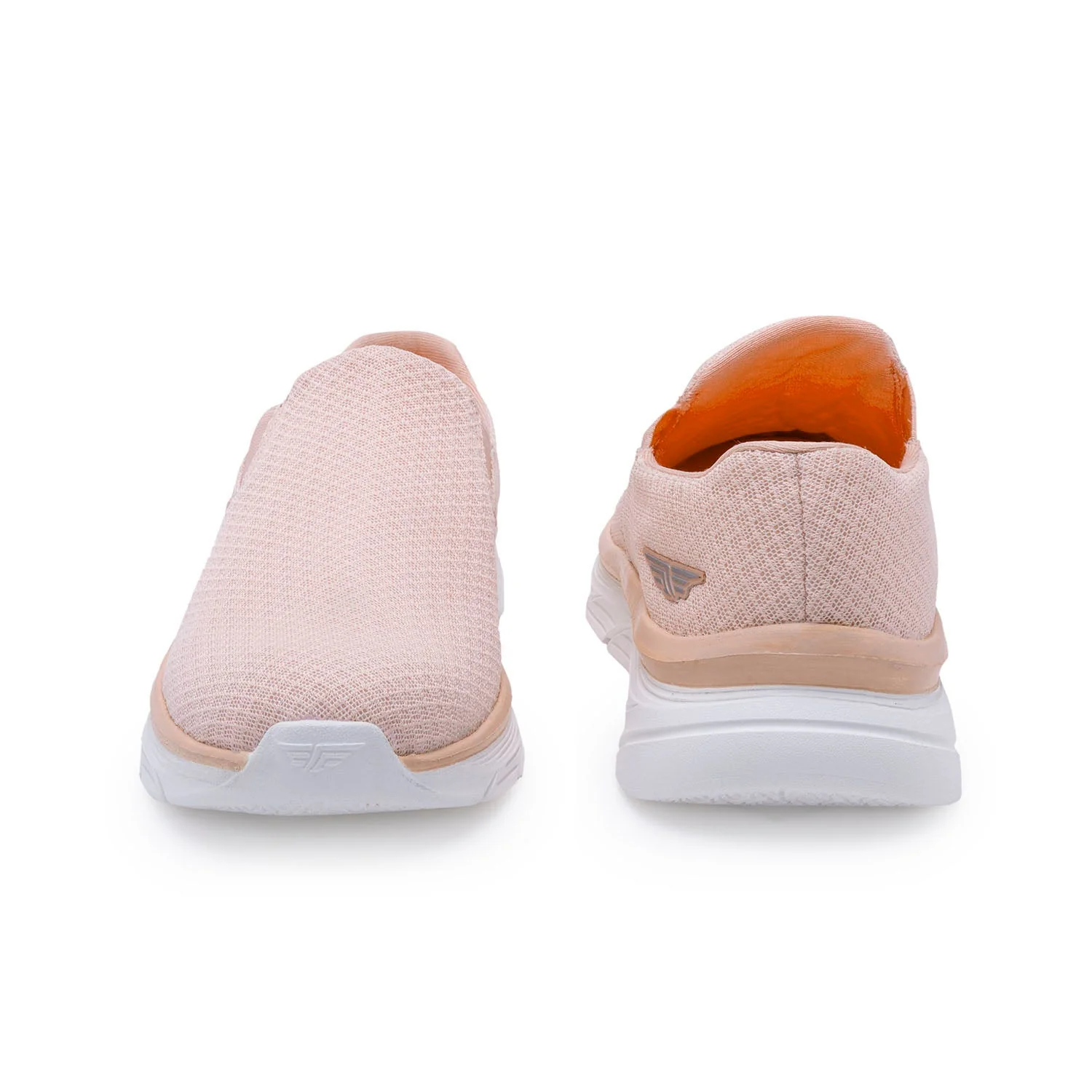Women's Peach Slip-On Walking Shoes for Everyday Ease - Image 4