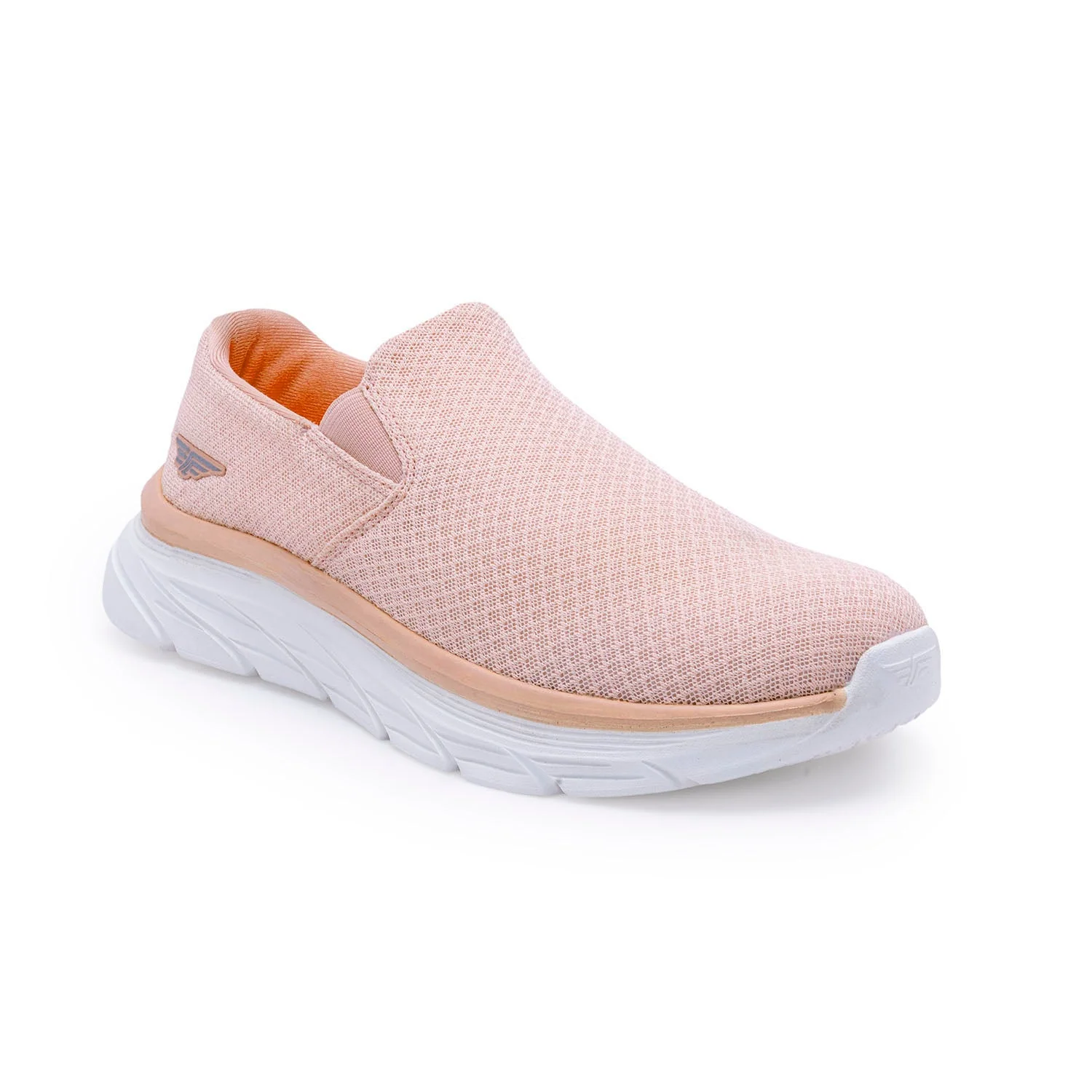 Women's Peach Slip-On Walking Shoes for Everyday Ease - Image 7