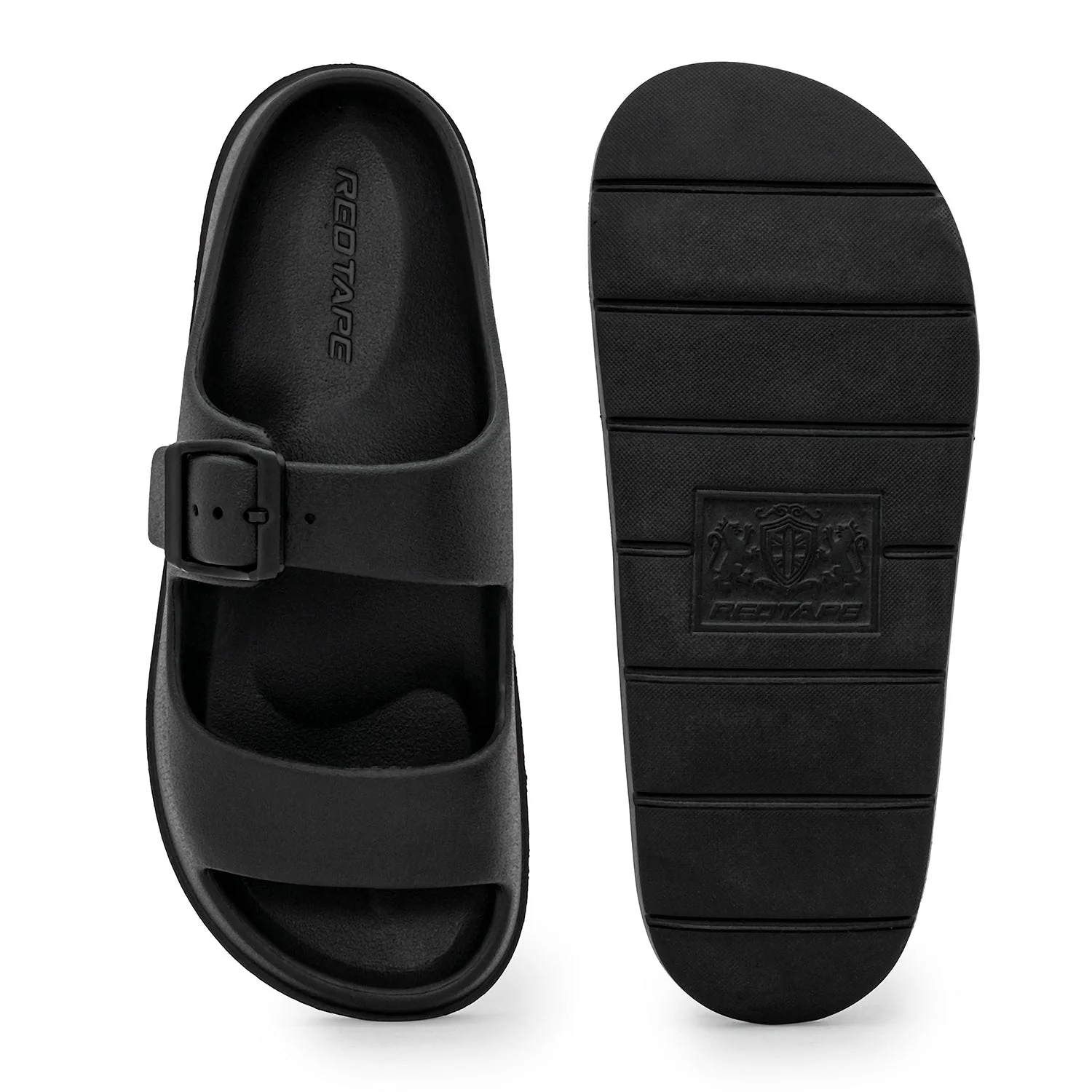 Women's  Pool Sliders with Buckle for Casual Everyday Comfort - Image 5