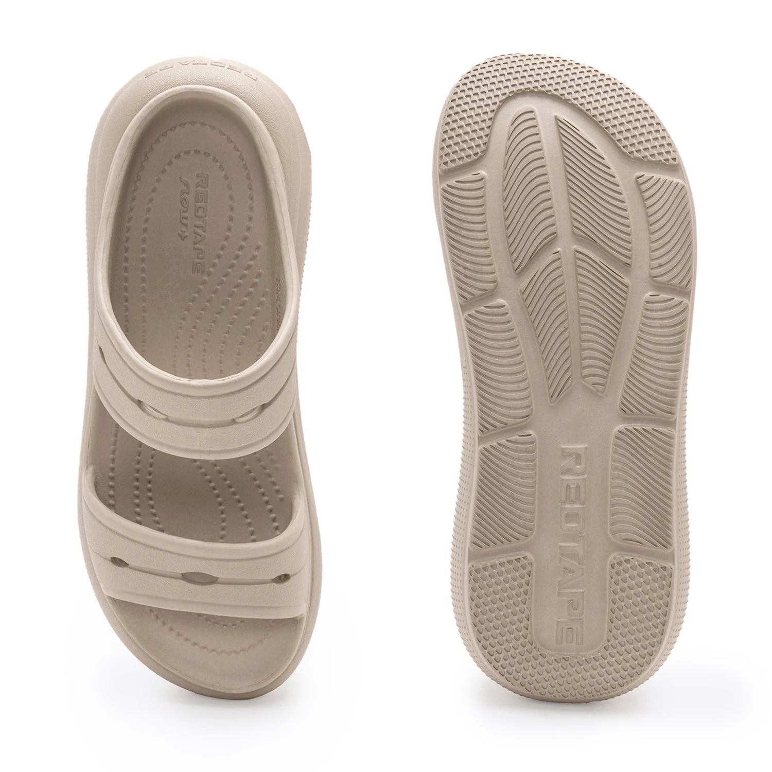 Womens Sliders in Beige | Casual Pool Sliders - Image 5