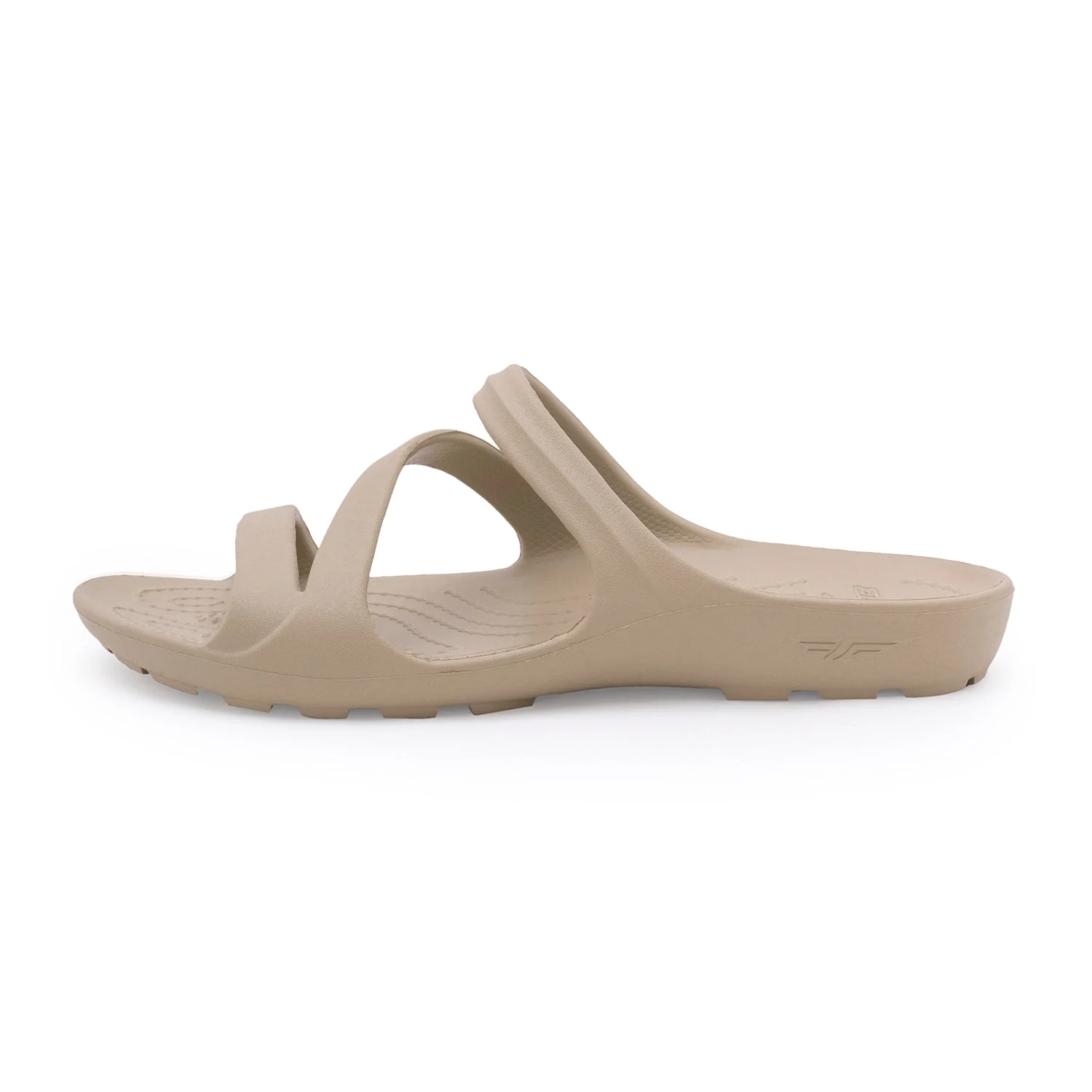 Womens Sliders in Beige | Casual Pool Sliders - Image 3