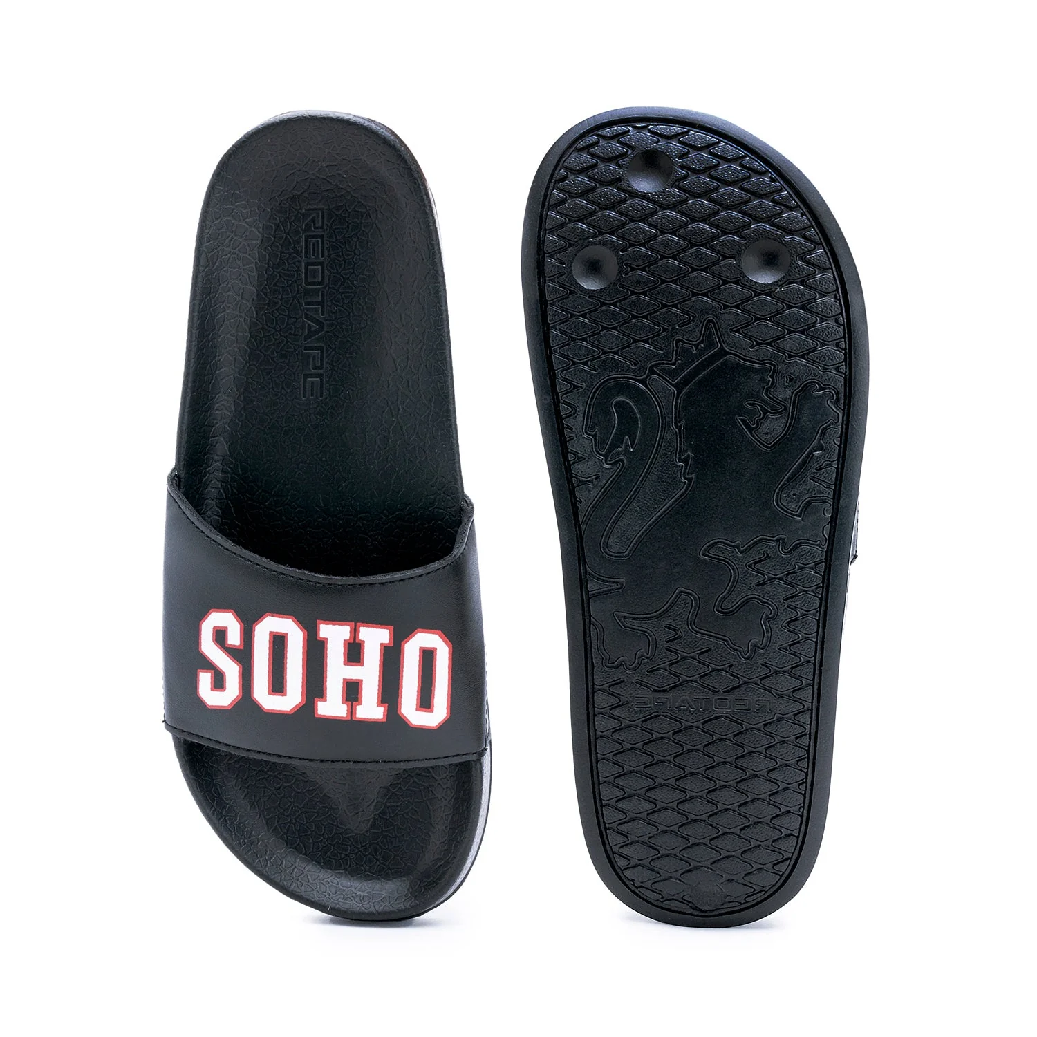 Womens Sliders in Black | Casual Pool Sliders - Image 5