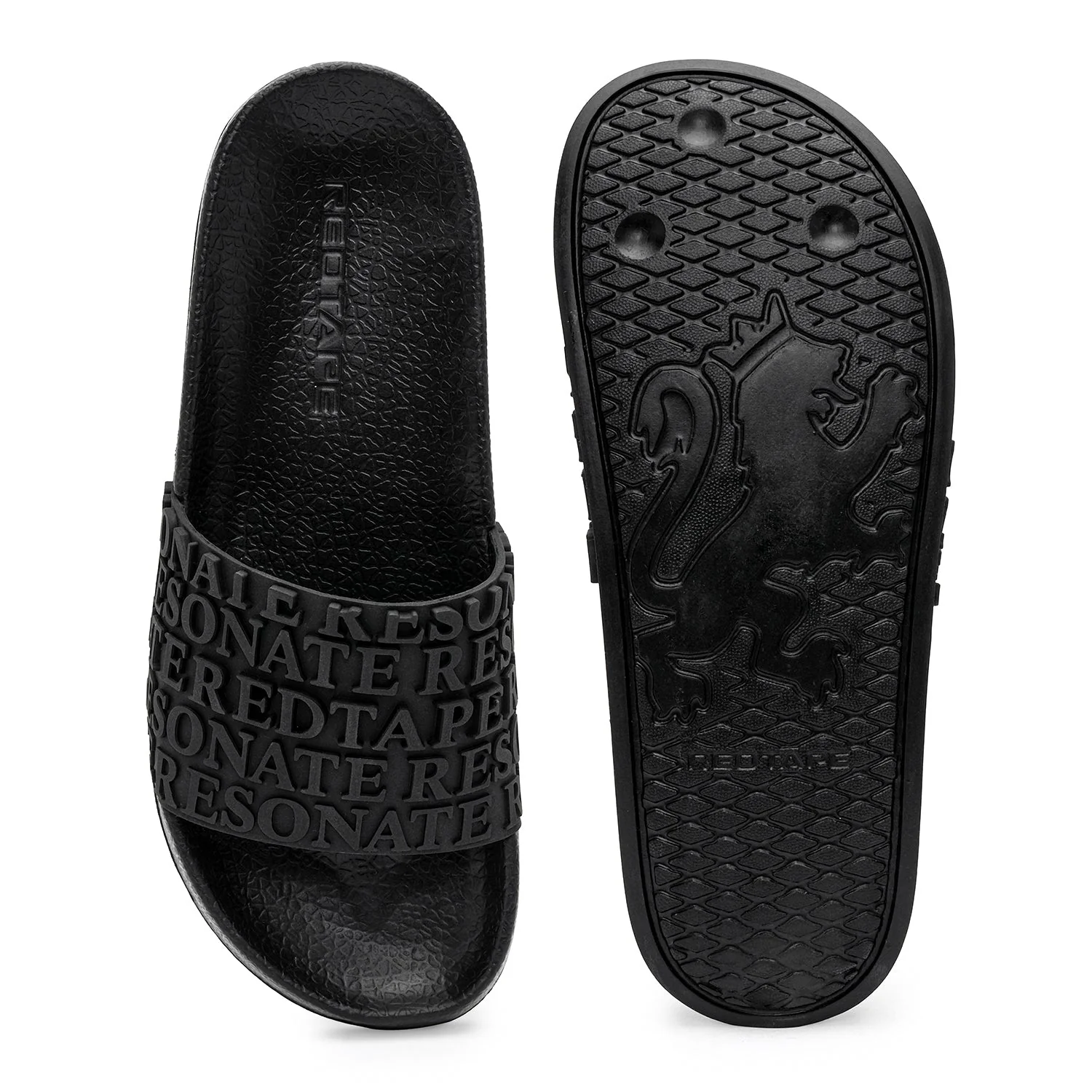 Womens Sliders in Black | Casual Pool Sliders - Image 5