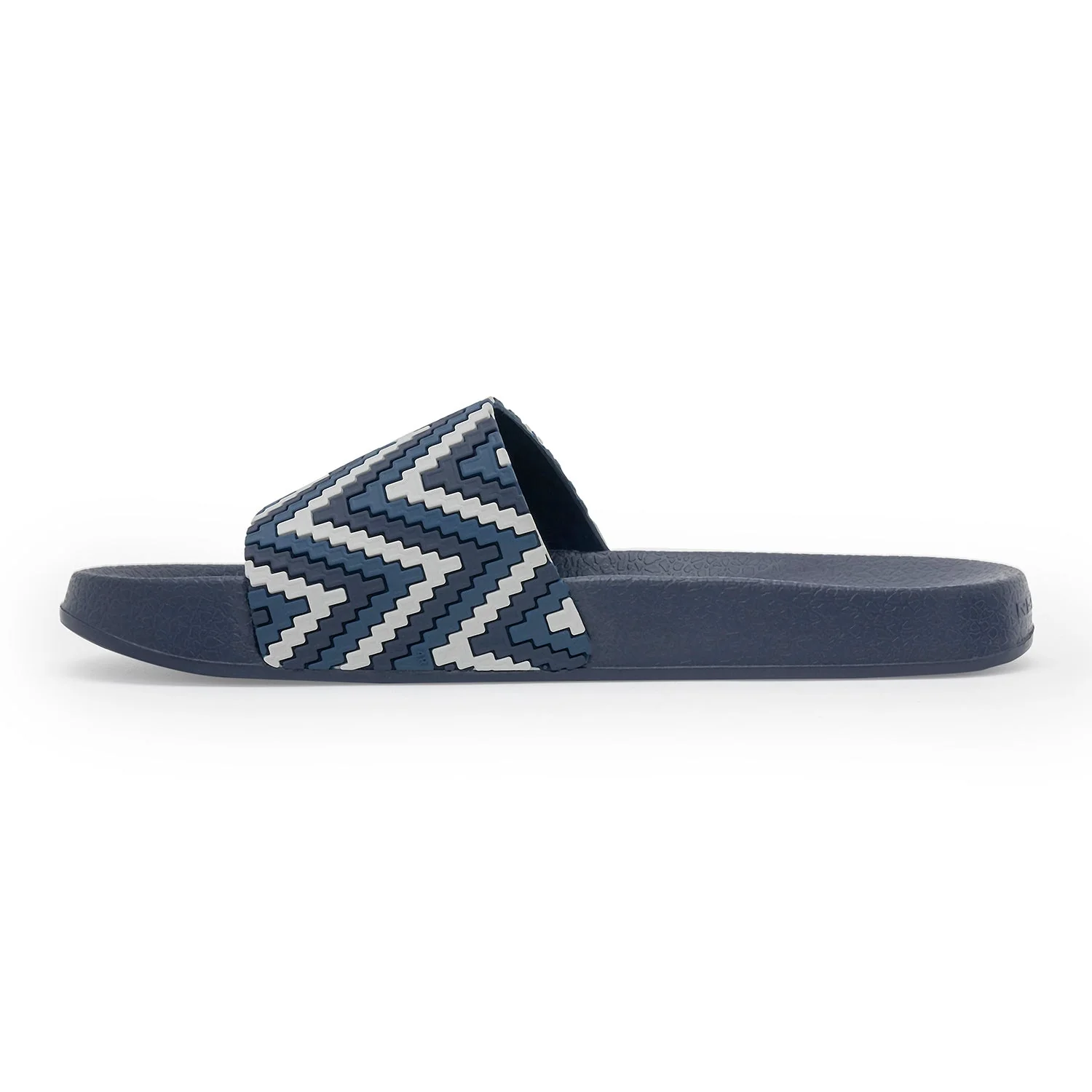 Womens Sliders in Blue and White | Casual Pool Sliders - Image 3