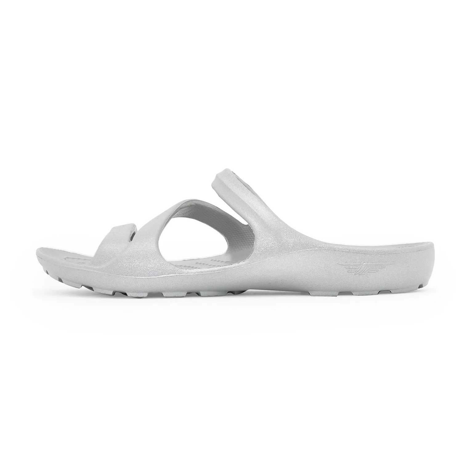 Womens Sliders in Light Grey | Casual Pool Sliders - Image 3