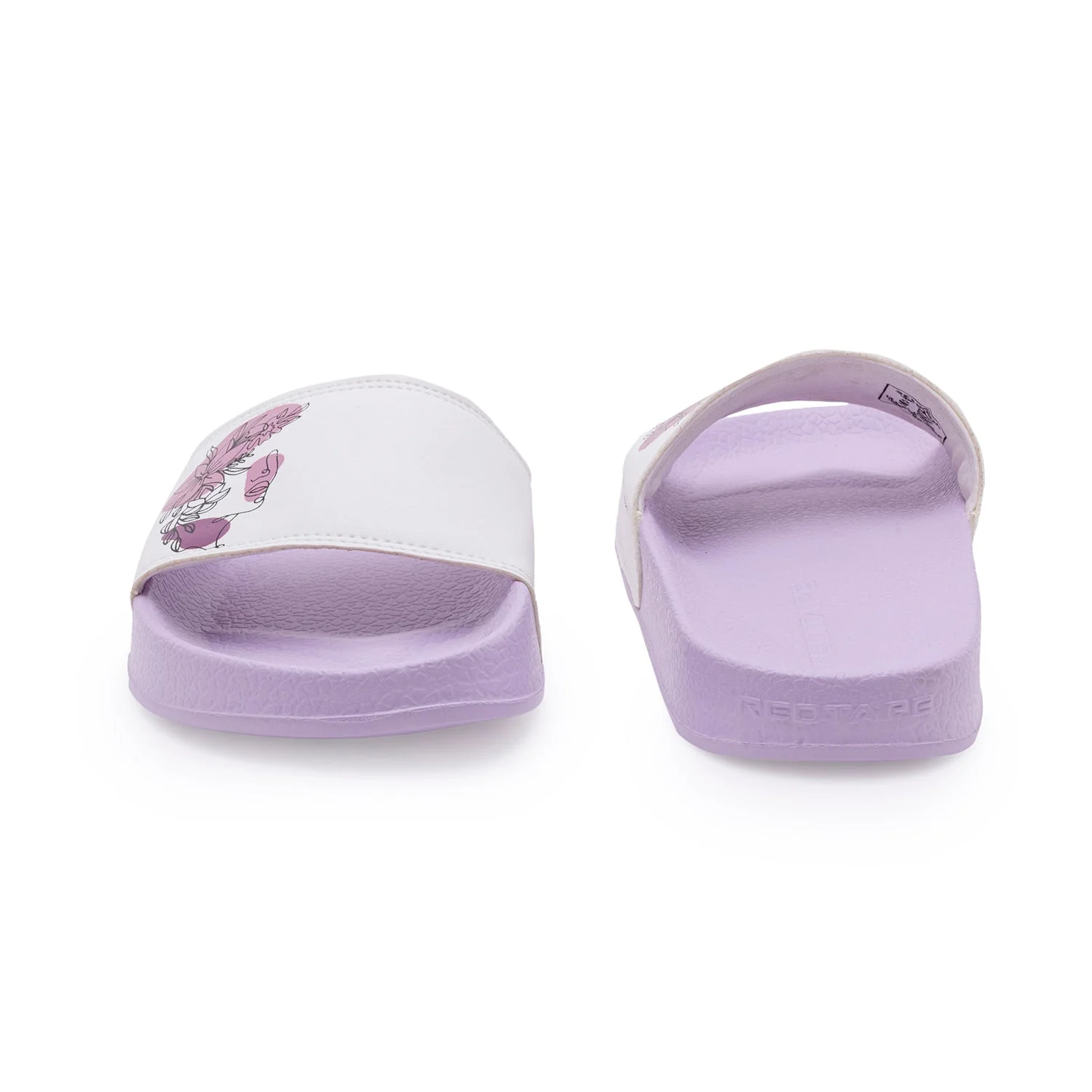Womens Sliders in Lilac | Casual Pool Sliders - Image 3
